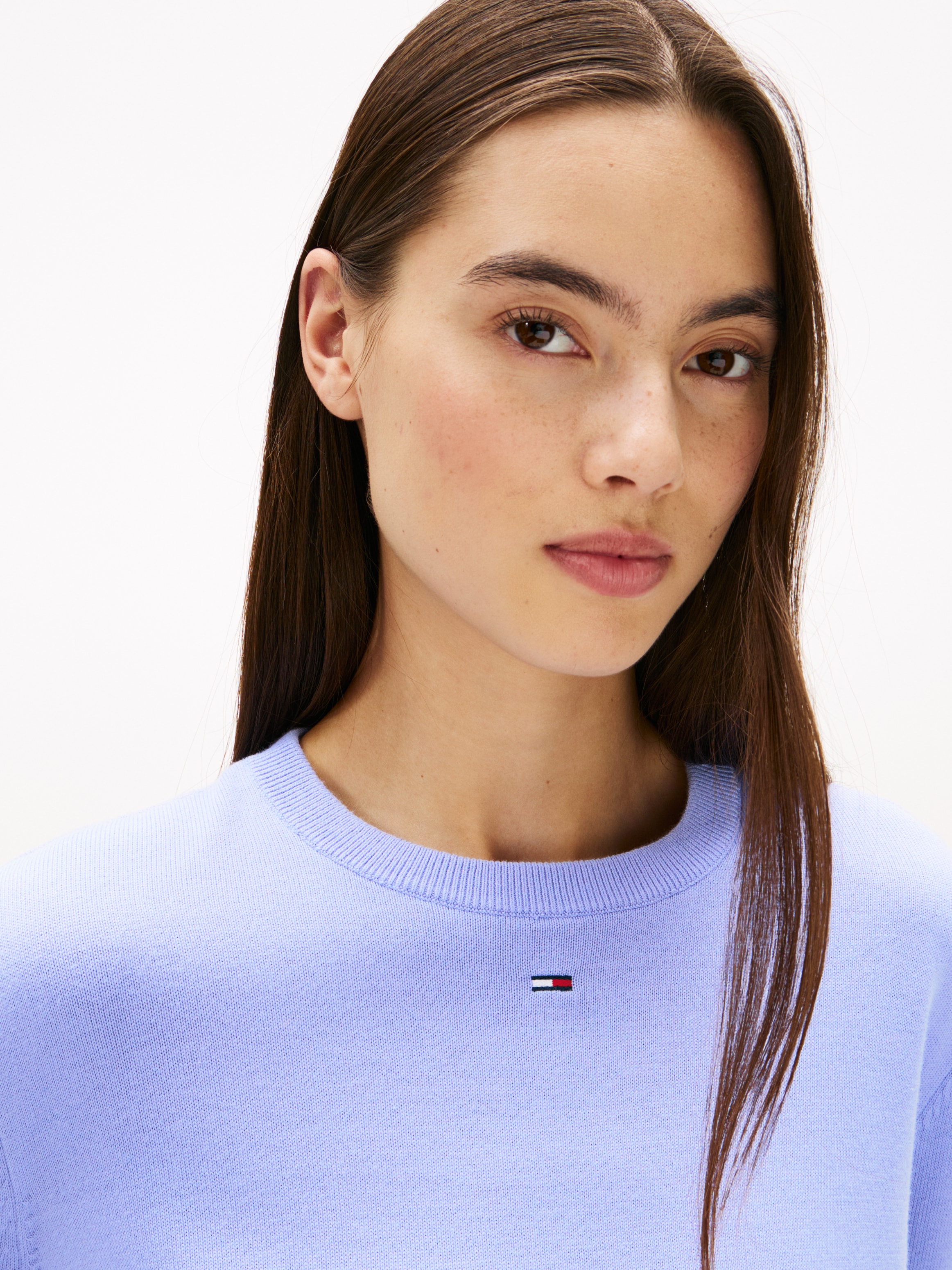 Tommy Jeans Strickpullover »TJW ESSENTIAL CREW SWEATER EXT«