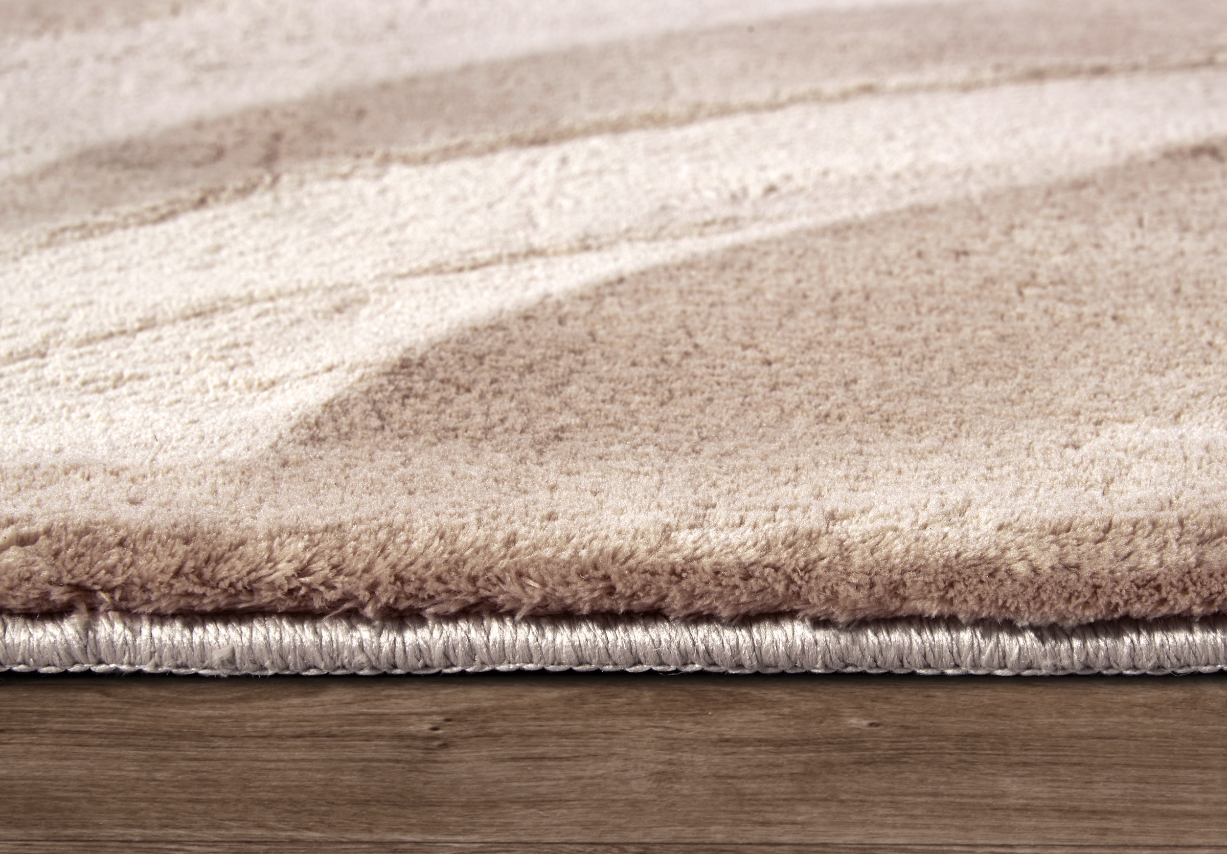 Villeroy & Boch Teppich »Leon« rechteckig 15 mm Höhe Langflor, Shaggy, uni, flauschig weich, glänzend, Kaninchenfell Haptik