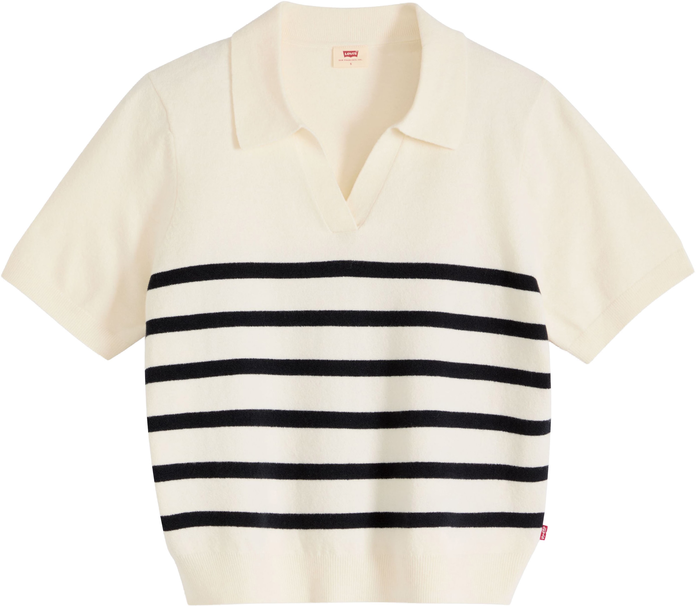 Levi's® Pull à manches courtes »SUPER SOFT POLO SWEATER«