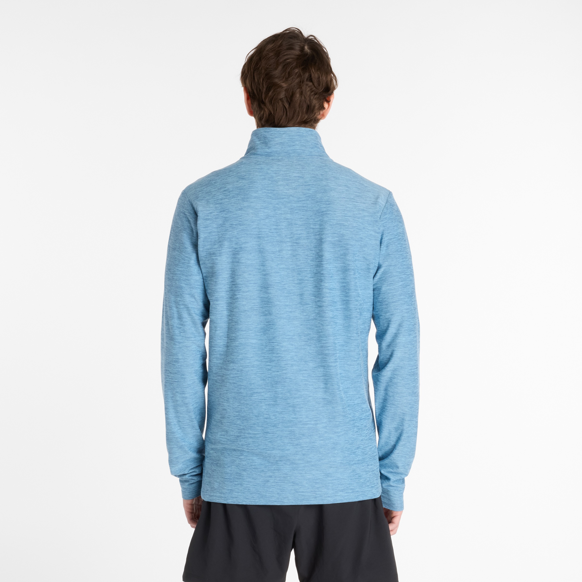 New Balance Laufshirt »Space Dye 1/4 Zip« mit Label