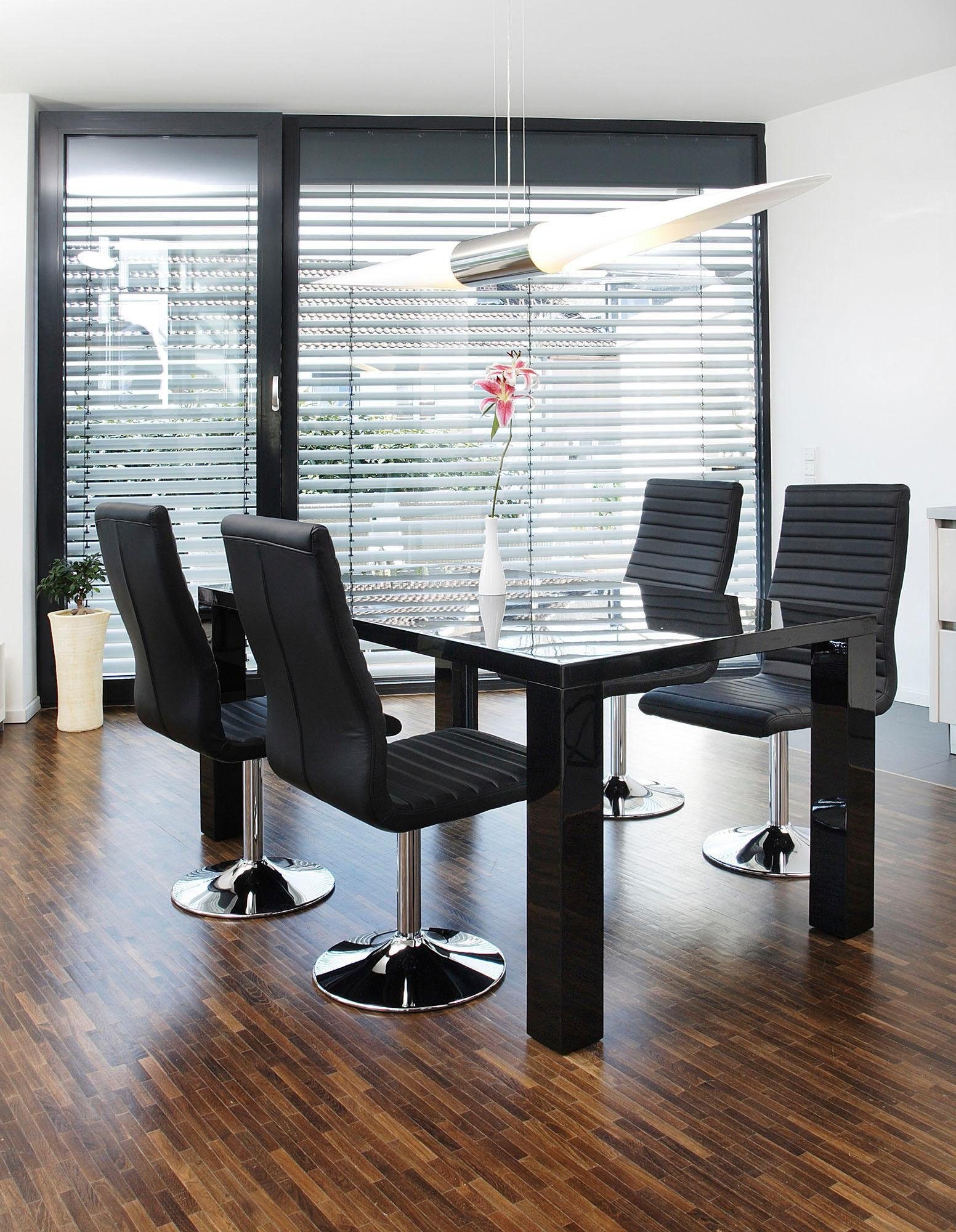 SalesFever Chaise de salle à manger »Komfortabler Armlehnstuhl zum Relaxen« (Set) 4 cuismit Drehfunktion