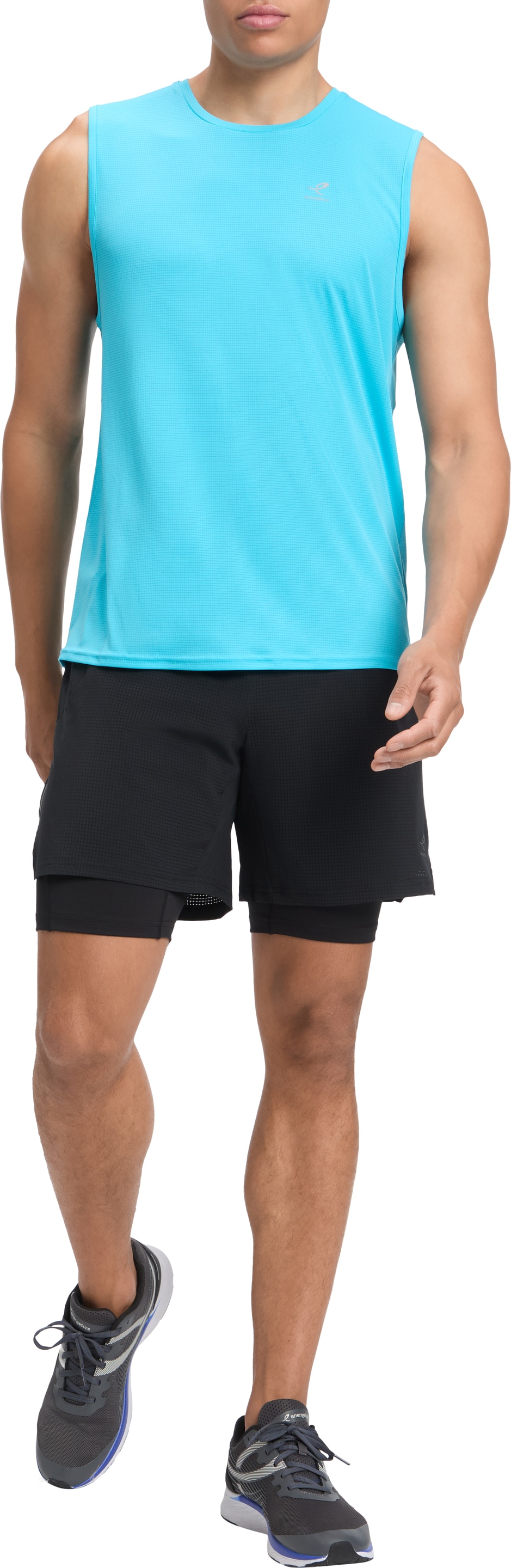 Energetics Laufshirt »HE.-TANK-SHIRT STEFAN SL M« ärmelloses Design, mit DRY PLUS-Technologie, atmungsaktiv, Loose Fit