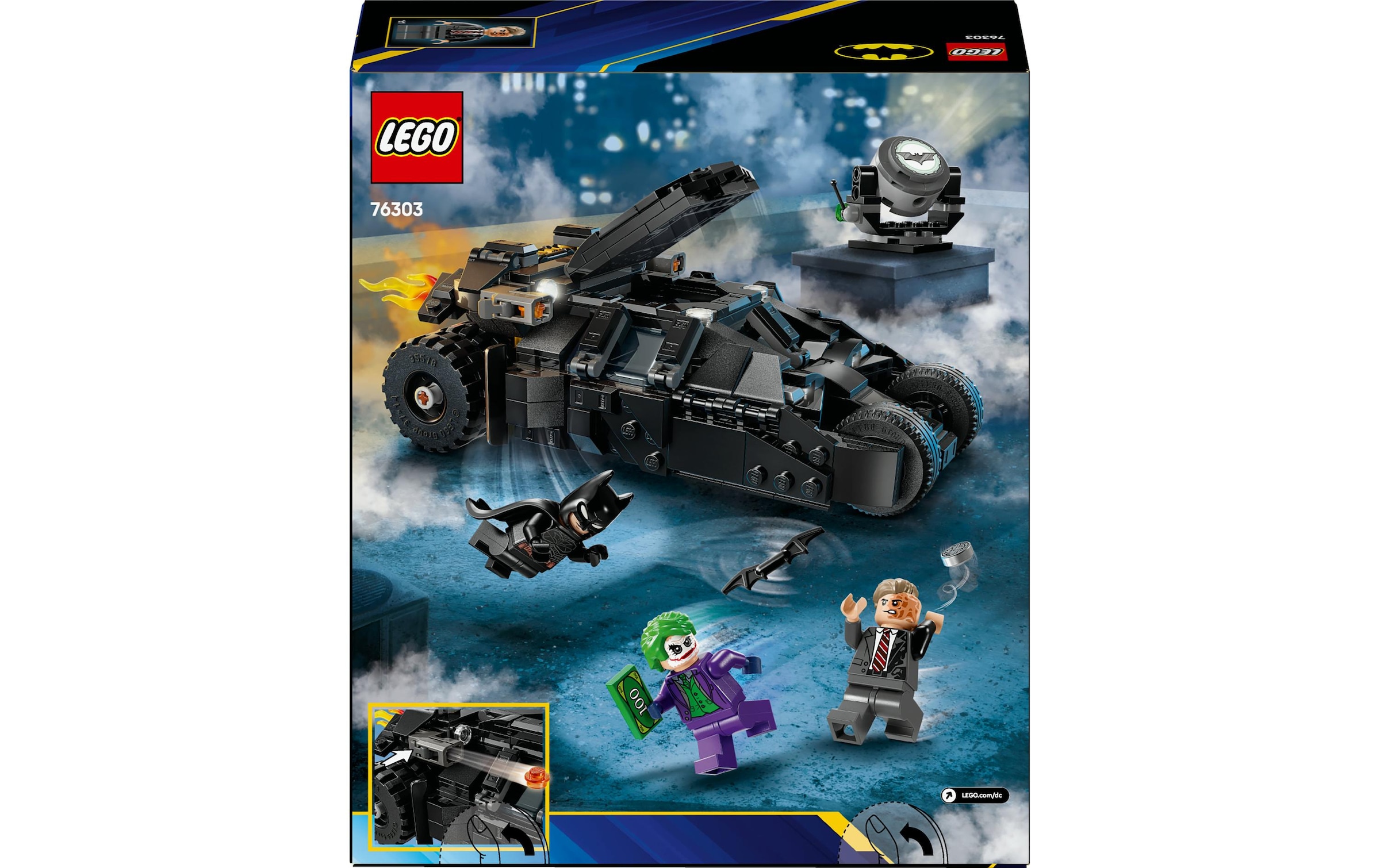 LEGO® Briques de jeu »DC Batman Tumbler vs. Two Face 76303«