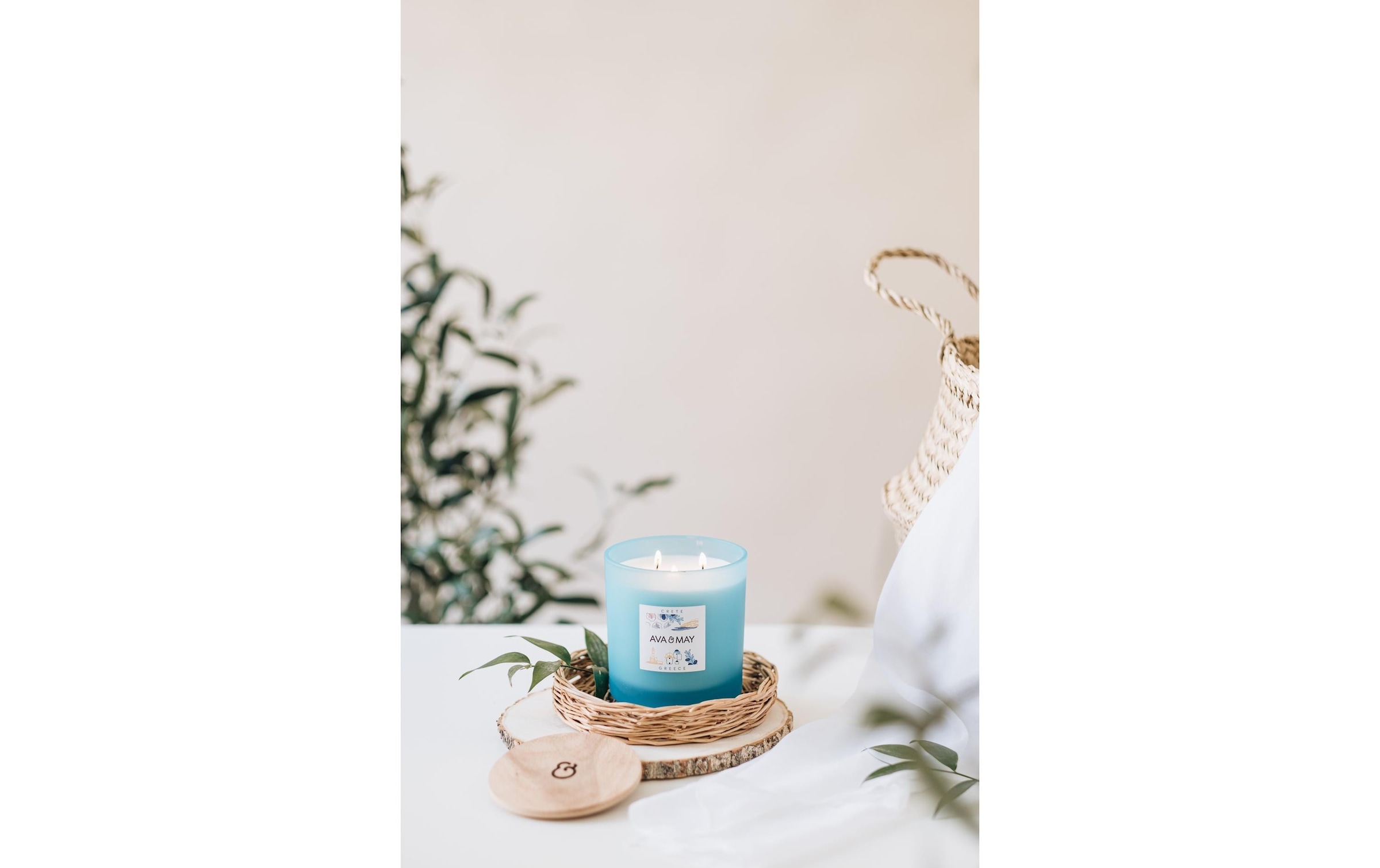 AVA & MAY Bougie parfumée »Crete 500g«