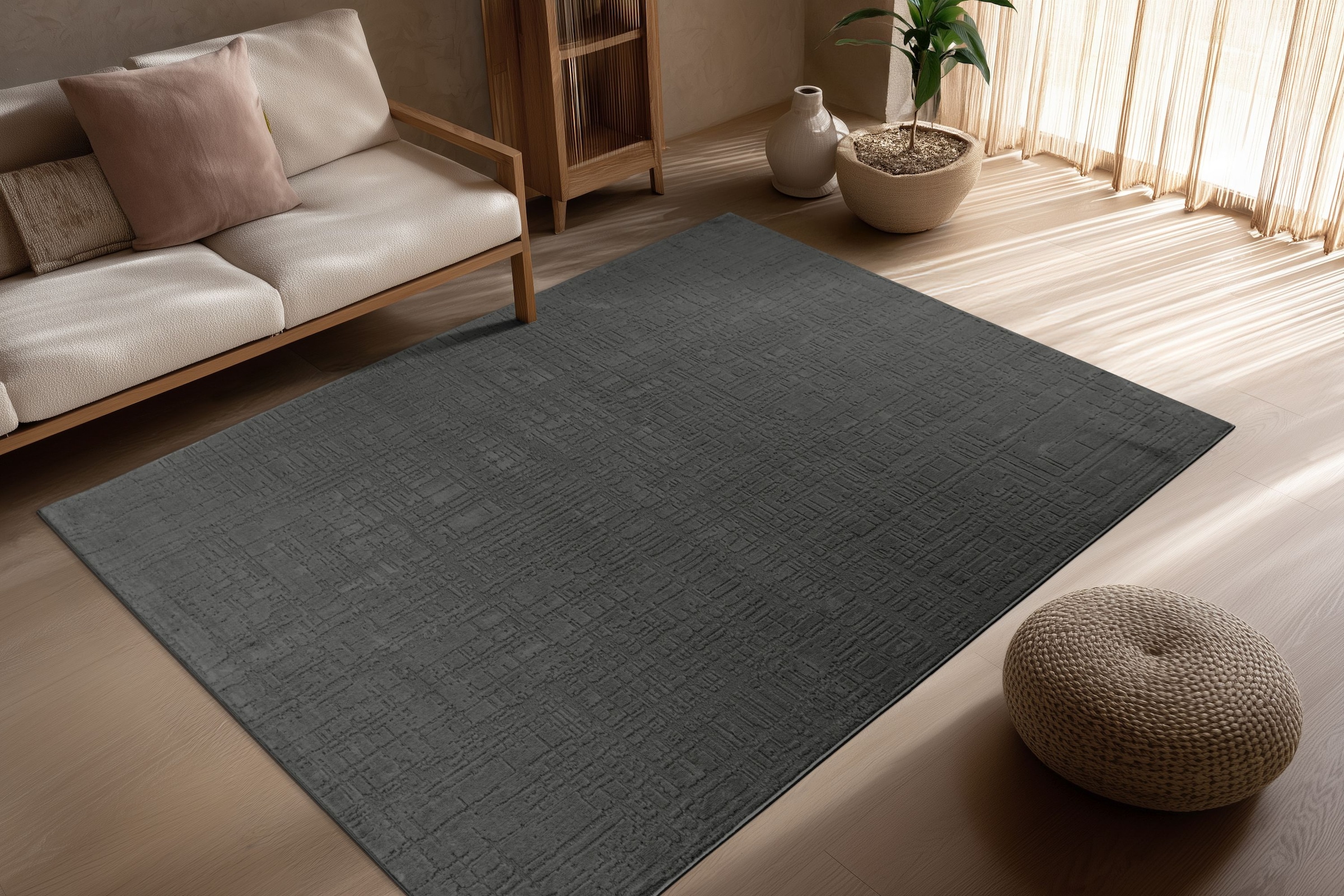 Kayoom Tapis »Bandito 125« Rectangulaire 11 mm Höhe Kurzflor, Wohnzimmer
