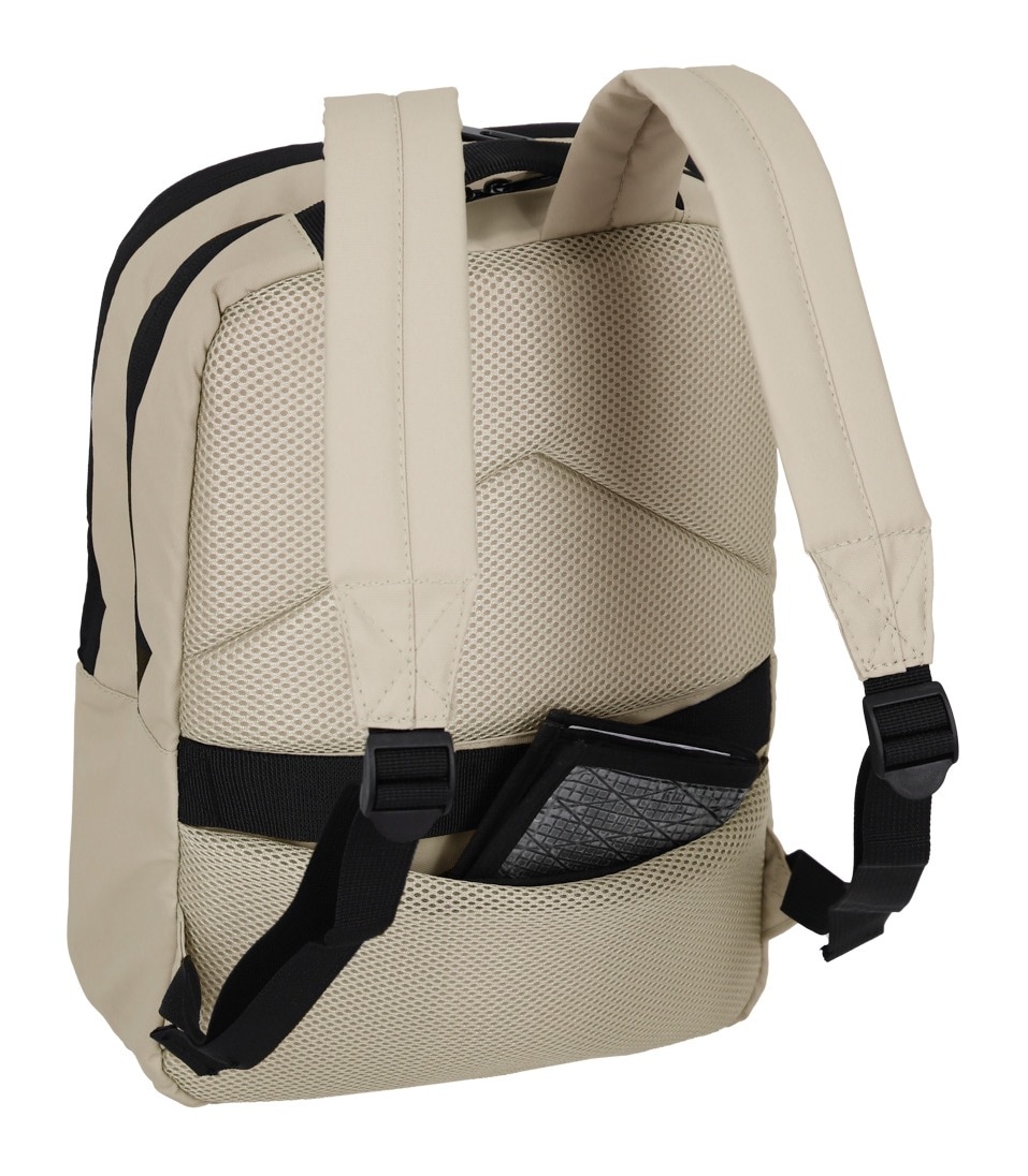 travelite Daypack »BASICS Plane Rucksack mit Laptopfach« mit gepolstertem Laptopfach und Sicherheitsfach