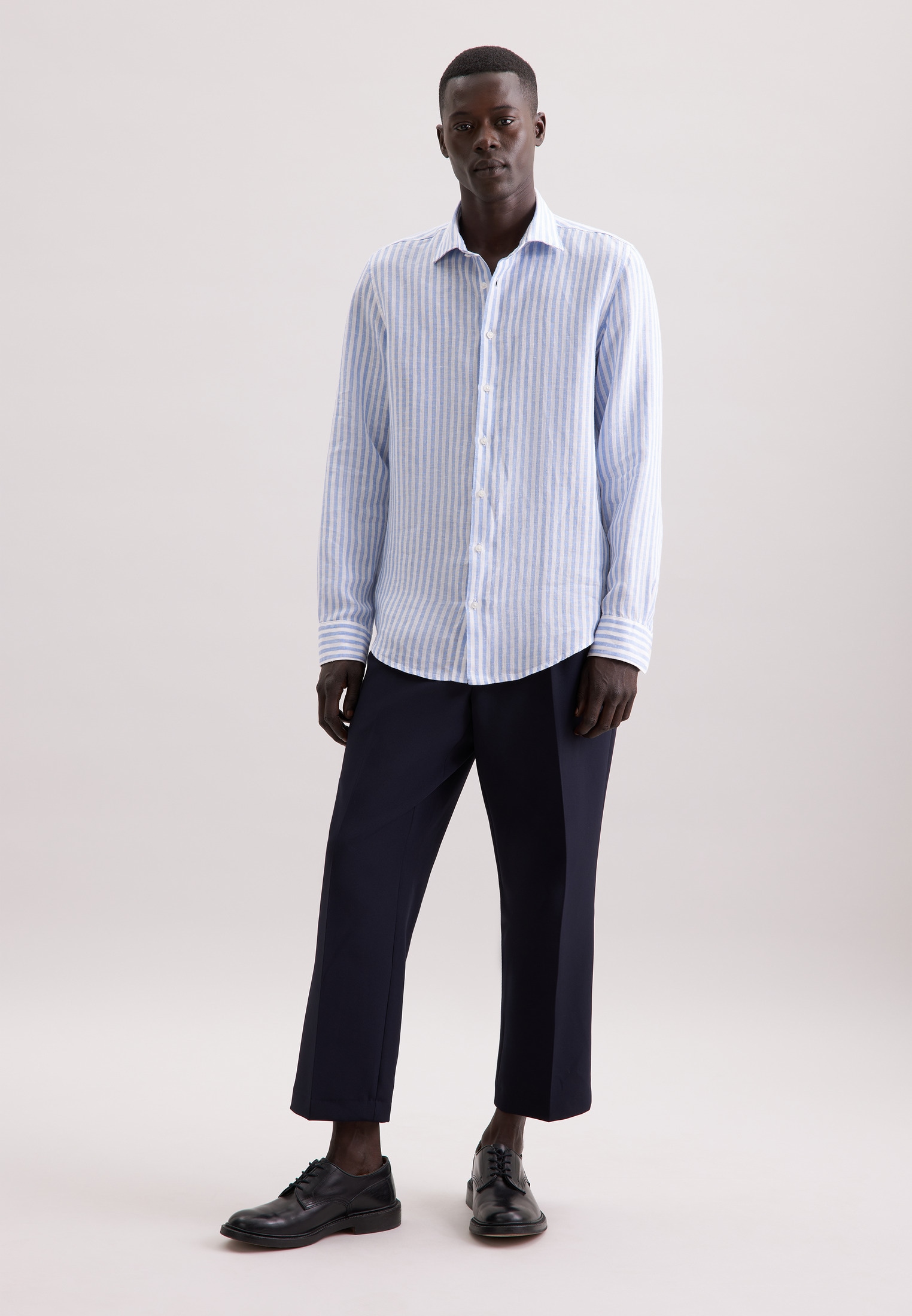 seidensticker Chemise d'affaires »Shaped«, Shaped 1/1 Kentkragen Streifen
