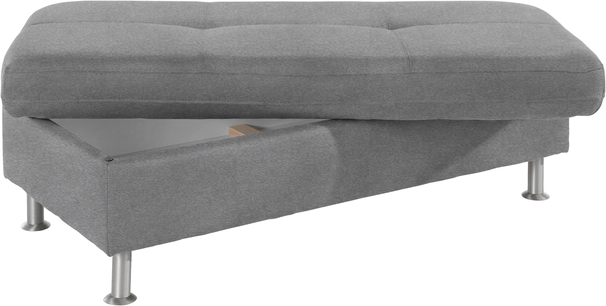 exxpo - sofa fashion Tabouret »Maretto Bankhocker mit tollem Sitzkomfort« praktisches Staufach unter der Sitzfläche