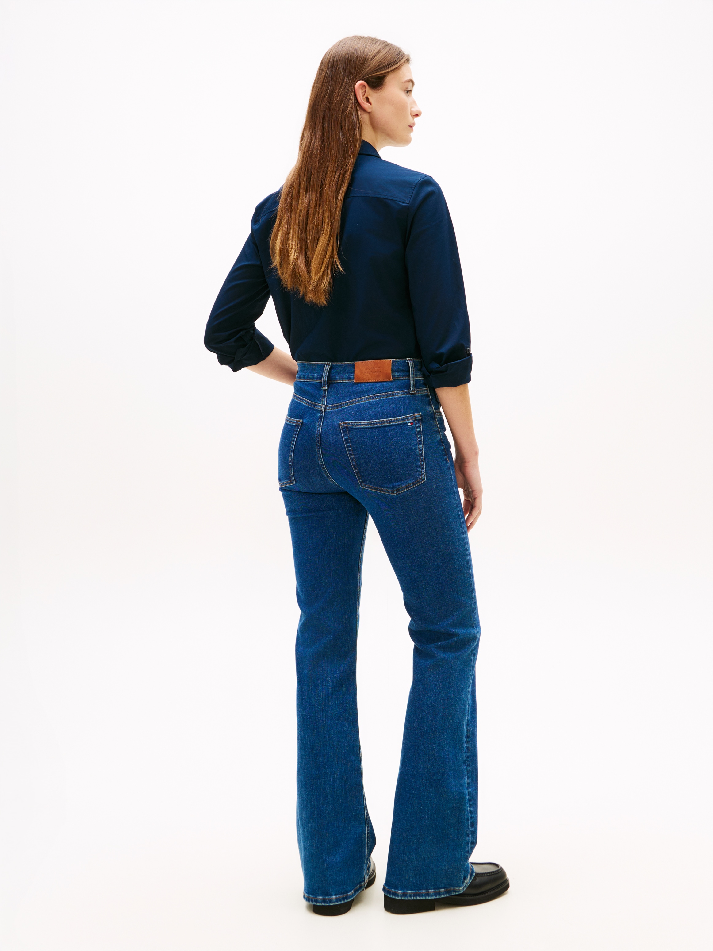 Tommy Hilfiger Bootcut-Jeans »FINN FLARE RW« Baumwoll-Mix mit Stretch, Mid Rise