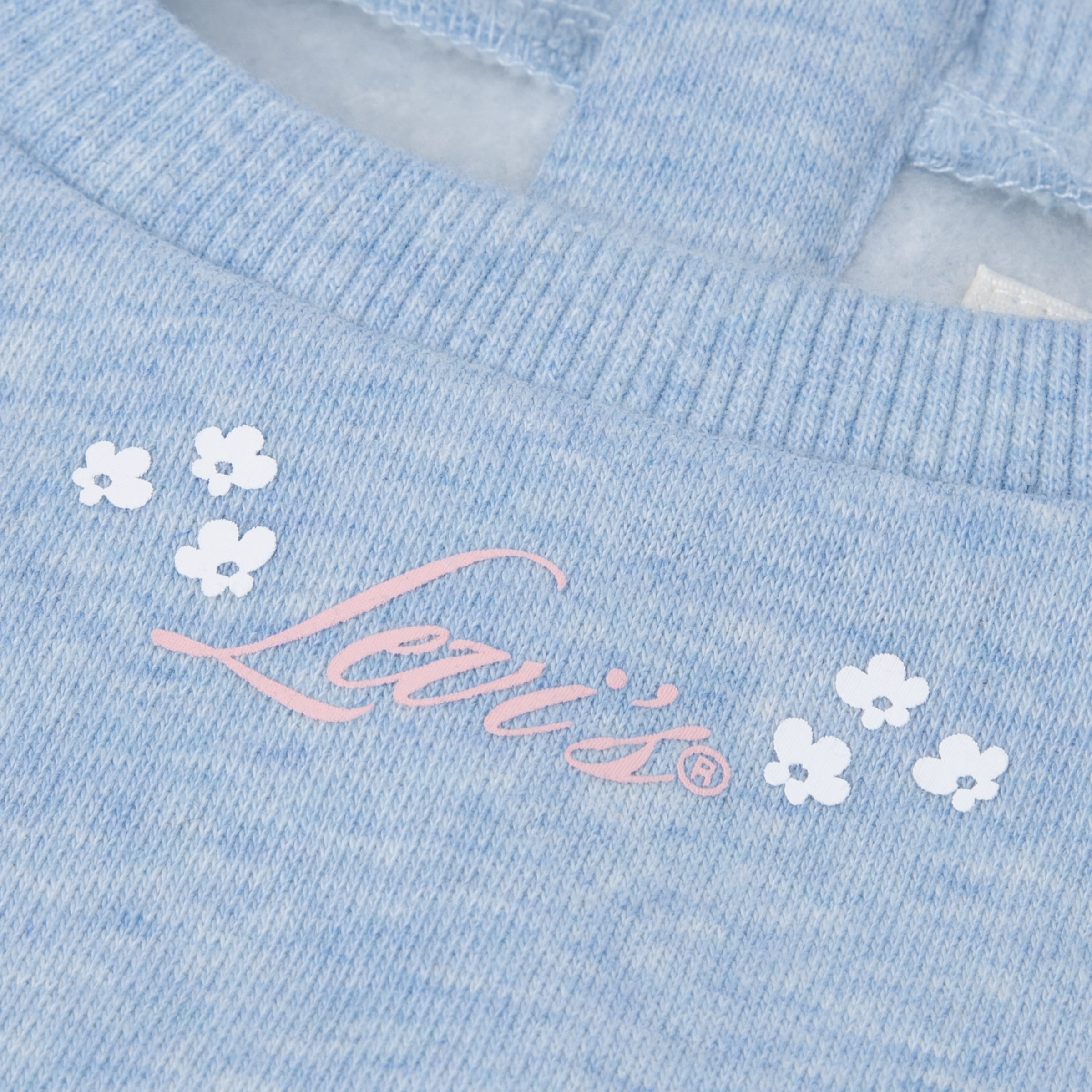 Levi's® Kids Sweat-shirt »LVG RUFFLED CREW W JOGGER«, 2 & pantalon de jogging / survêtement avec garniture à volants - pour filles
