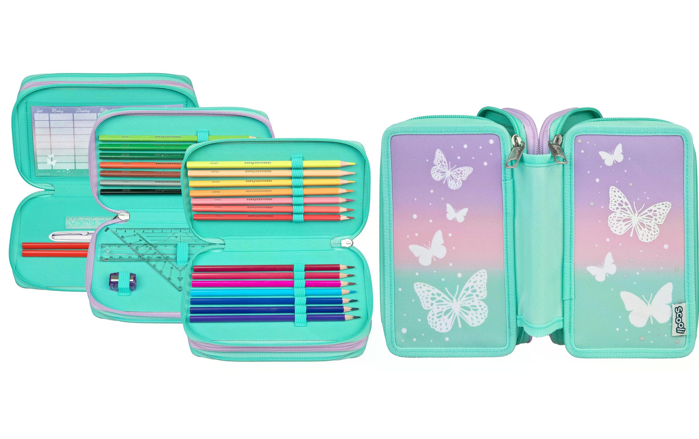 Scooli Sac à plumes »Scooli Etui Trippledecker«