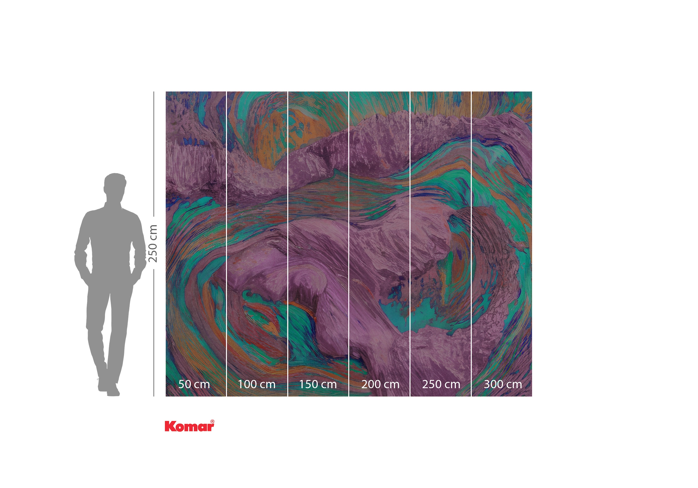 Komar Fototapete »Komar Vlies Fototapete - Sunset Island - Grösse 300 x 250 cm« bedruckt glatt