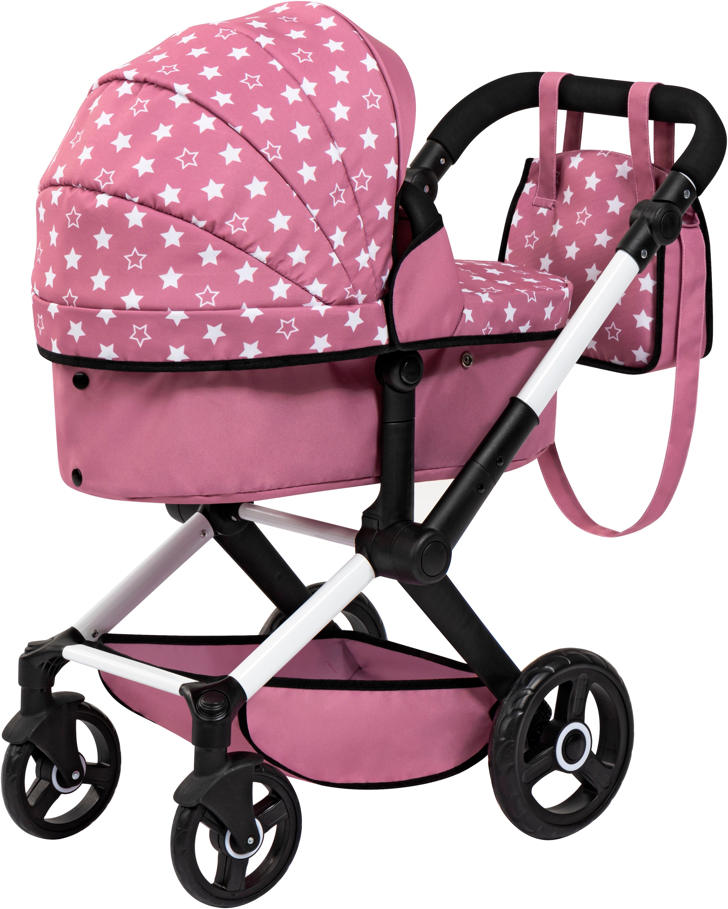 Bayer Poussette de poupée combinée »Xeo, rosa«