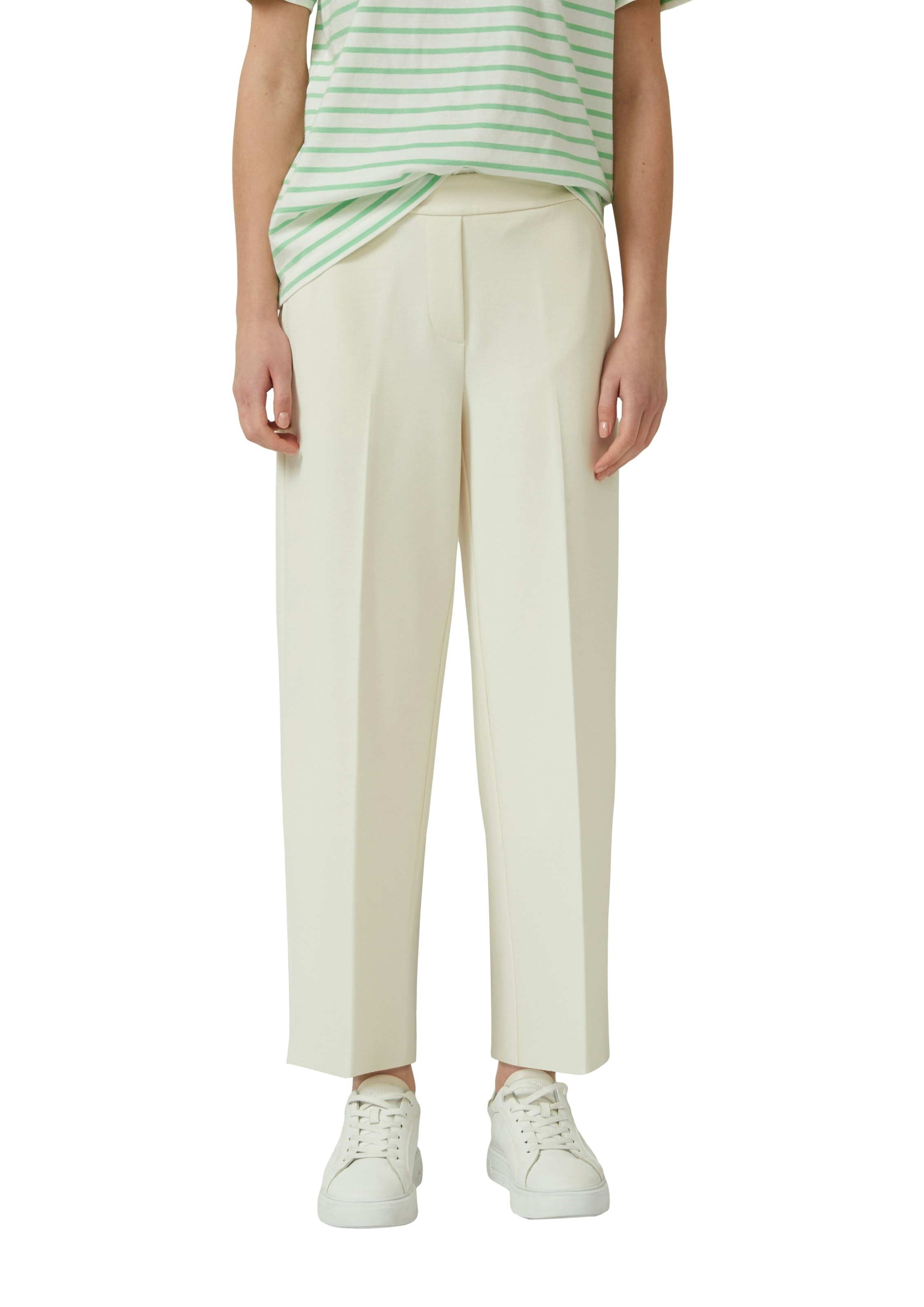 s.Oliver Pantalon 7/8  avec plis creux et part d'élasthanne