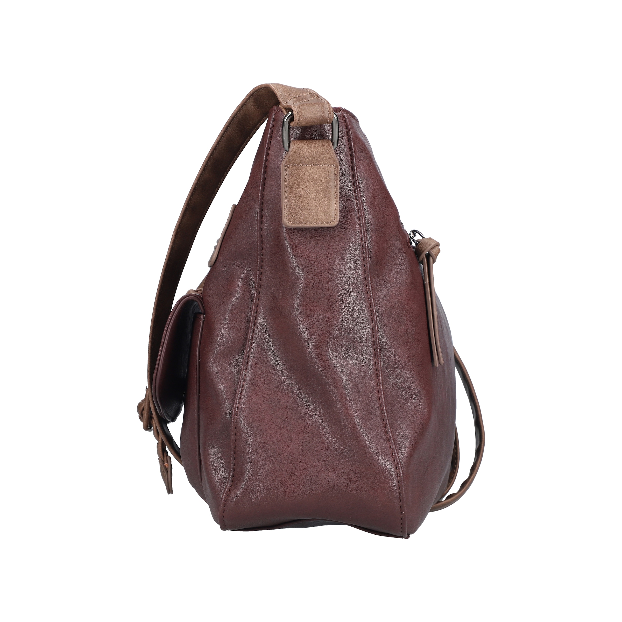 Rieker Sac à bandoulière Sac à épaule pour femme, poche avant avec fermeture à lanière tressée