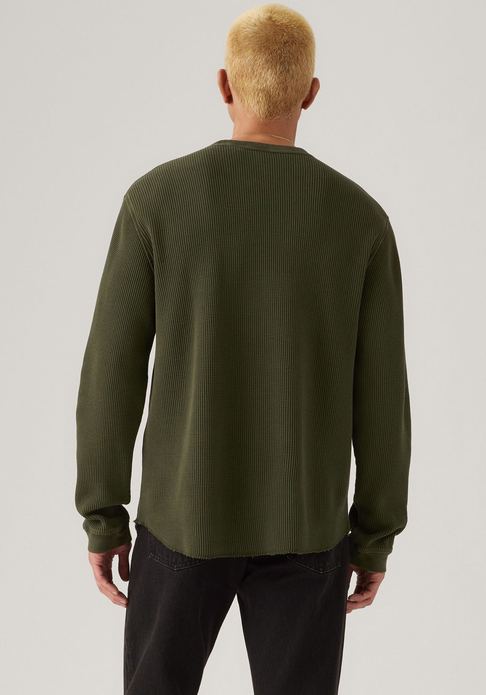 Levi's® T-shirt à manches longues Waffelstruktur