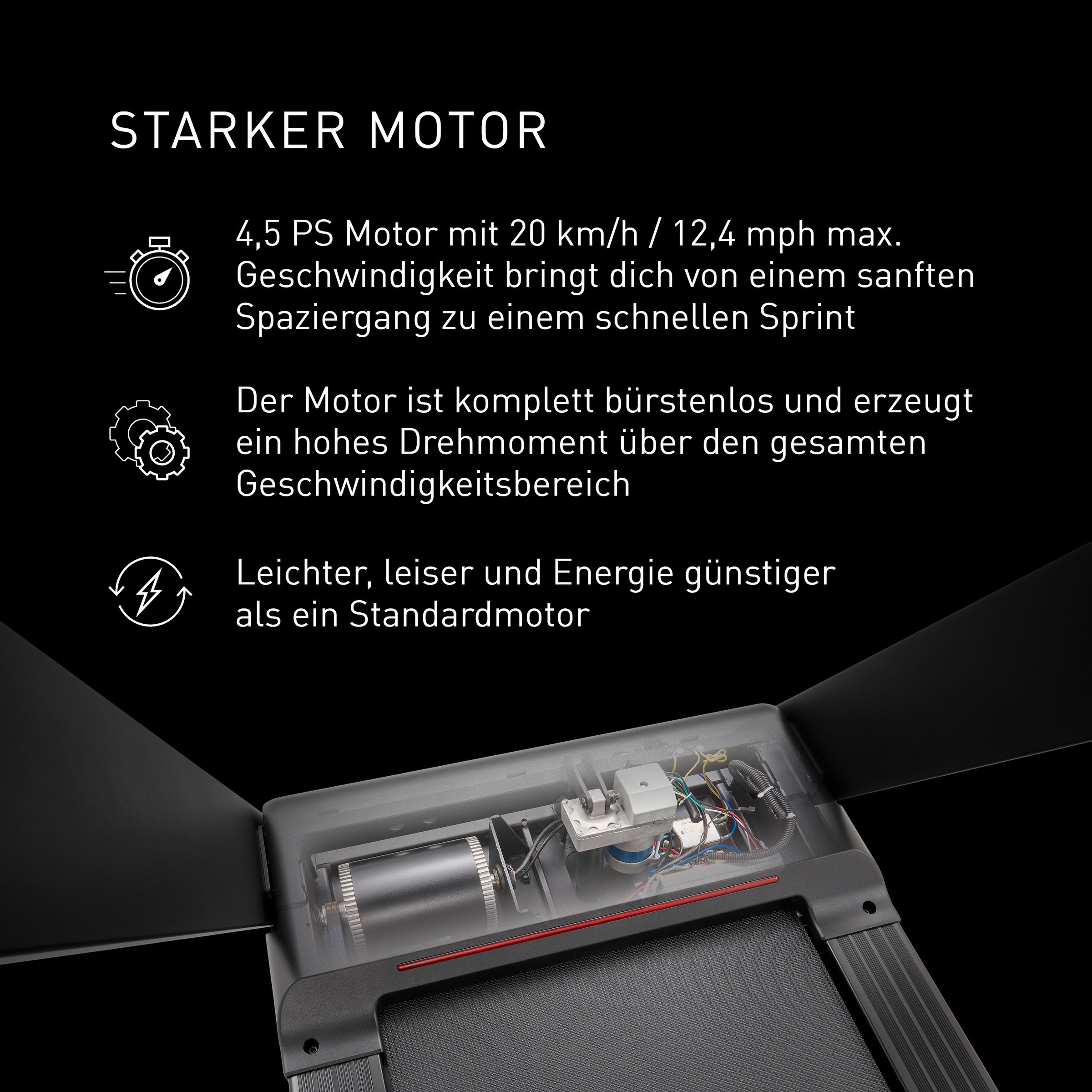 adidas Performance Laufband »Laufband T-23« bis max. 20 km/h, mit Steigung, 150 kg max. Benutzergewicht