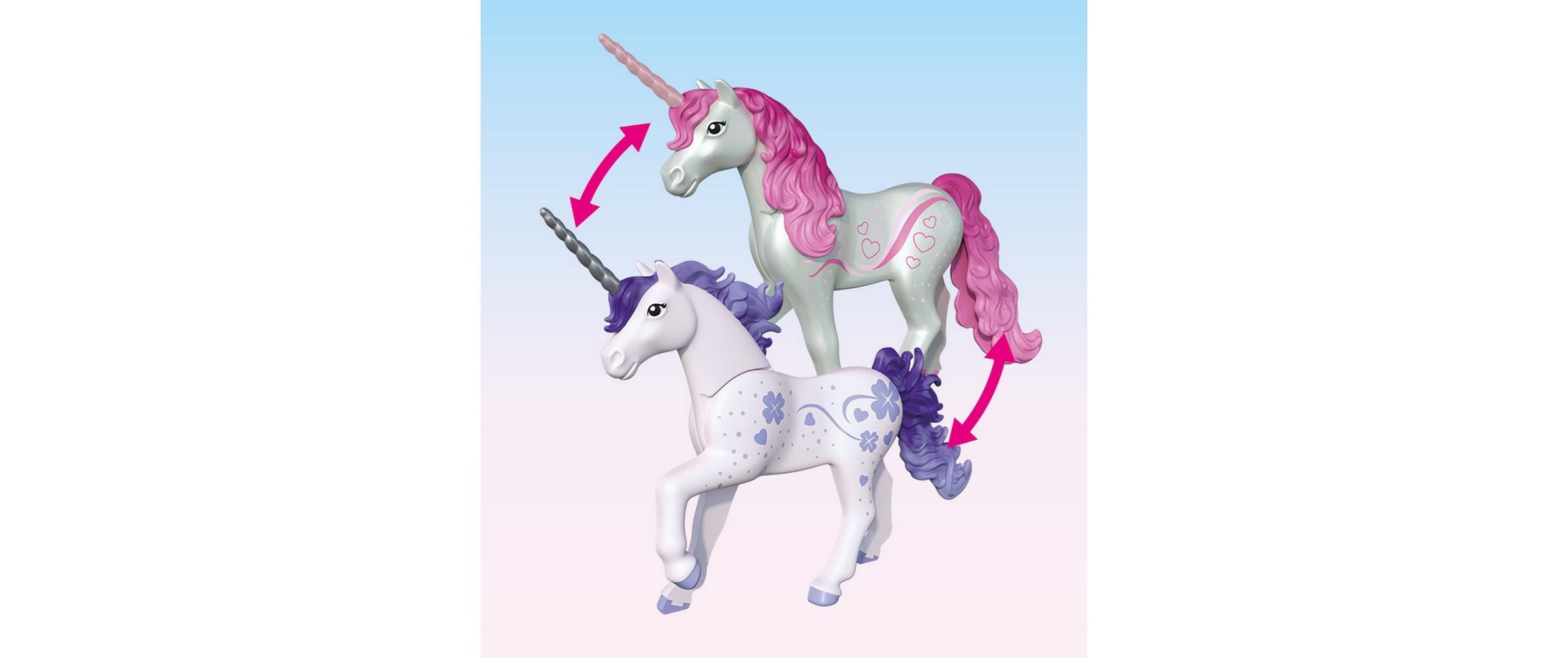 Playmobil® Konstruktions-Spielset »Sammeleinhorn, Glückslavendel mit Fee (71843), Princess Magic«