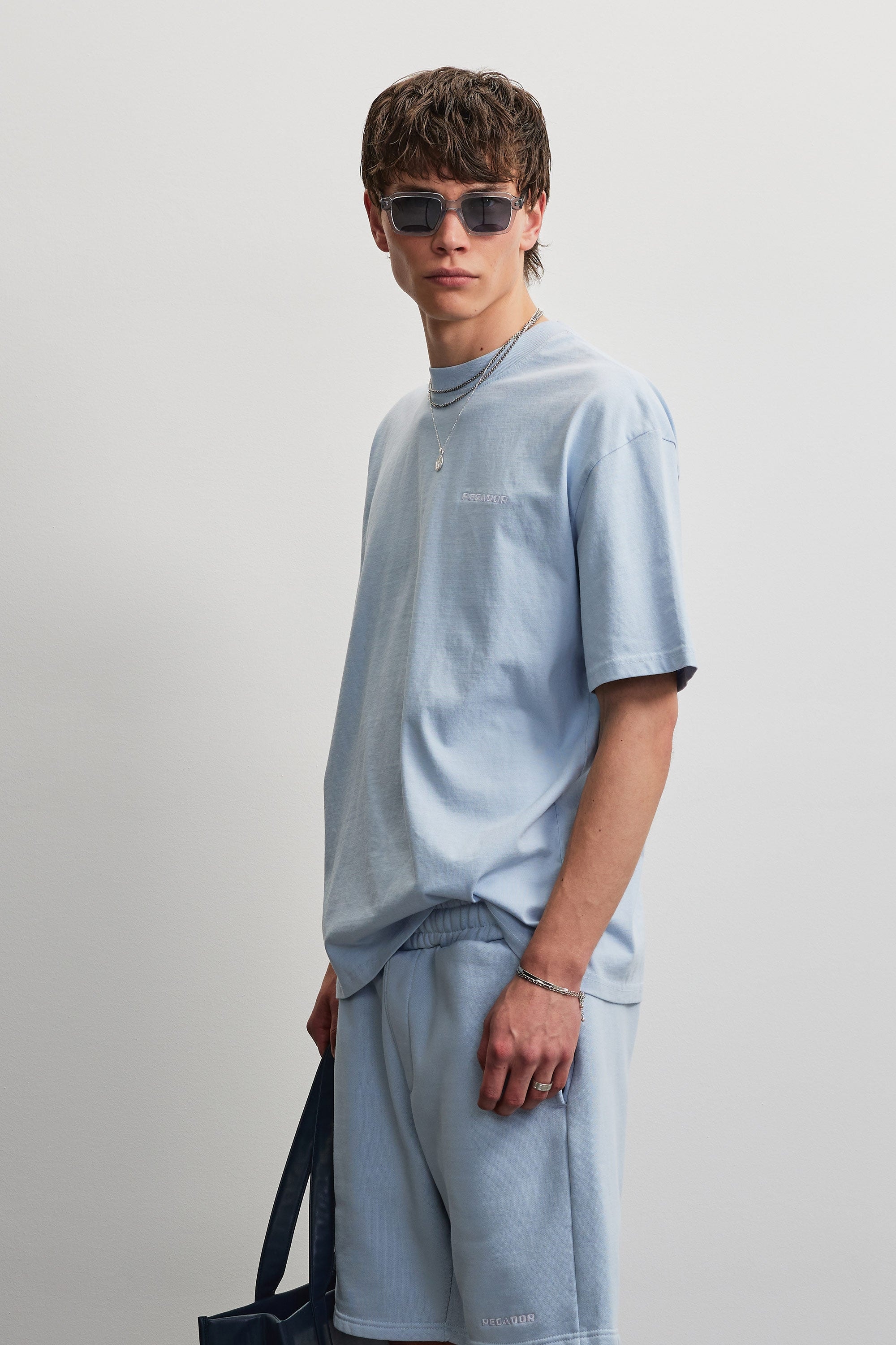 PEGADOR T-shirt »LOGO OVERSIZED TEE« Coton, oversize