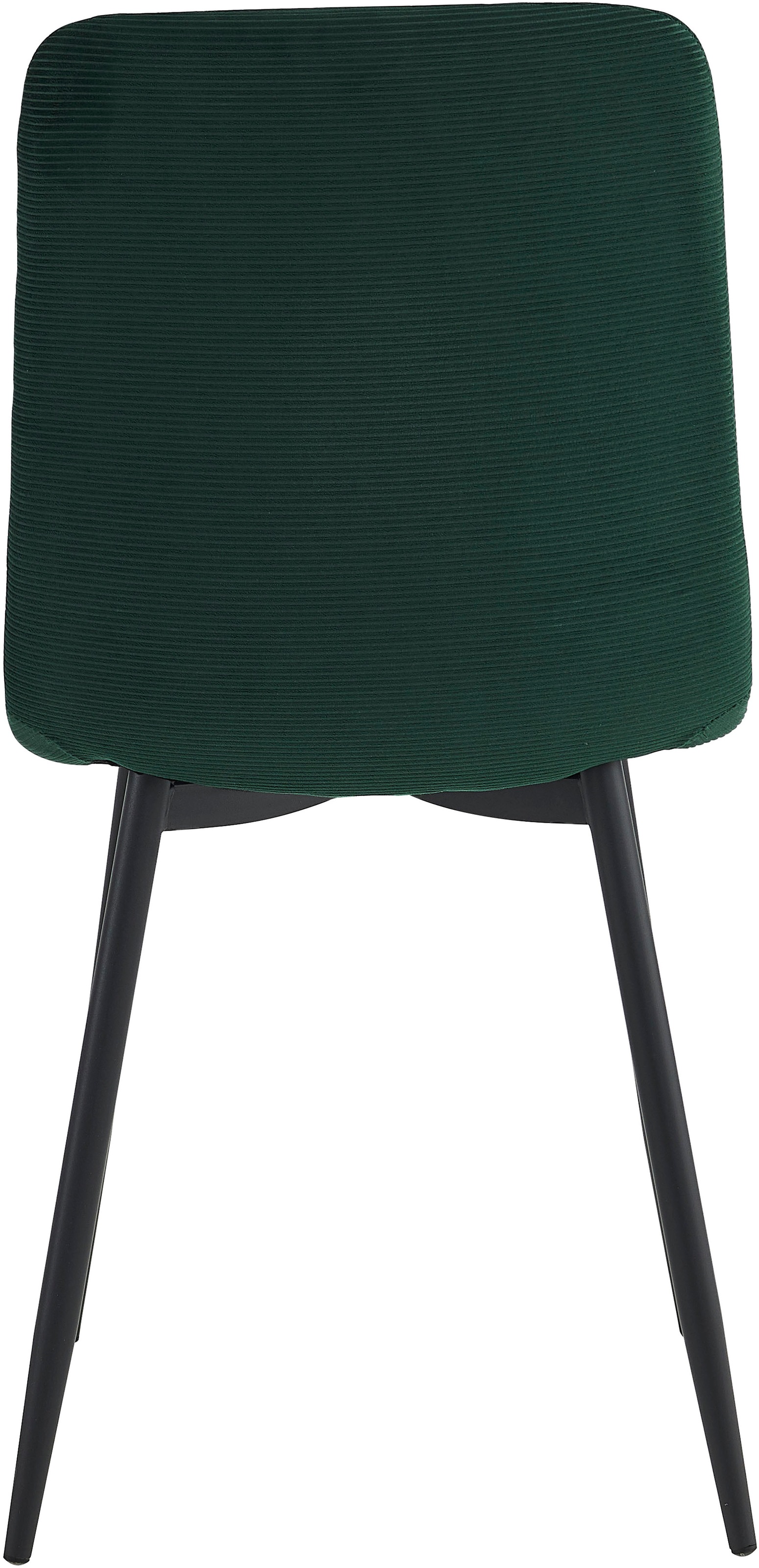 HELA Chaise à 4 pieds »LEIPZIG« (Set) 2 cuis4-Fuss,Rundrohrgestell konisch,Cordoptik,Sitzschale gespolstert