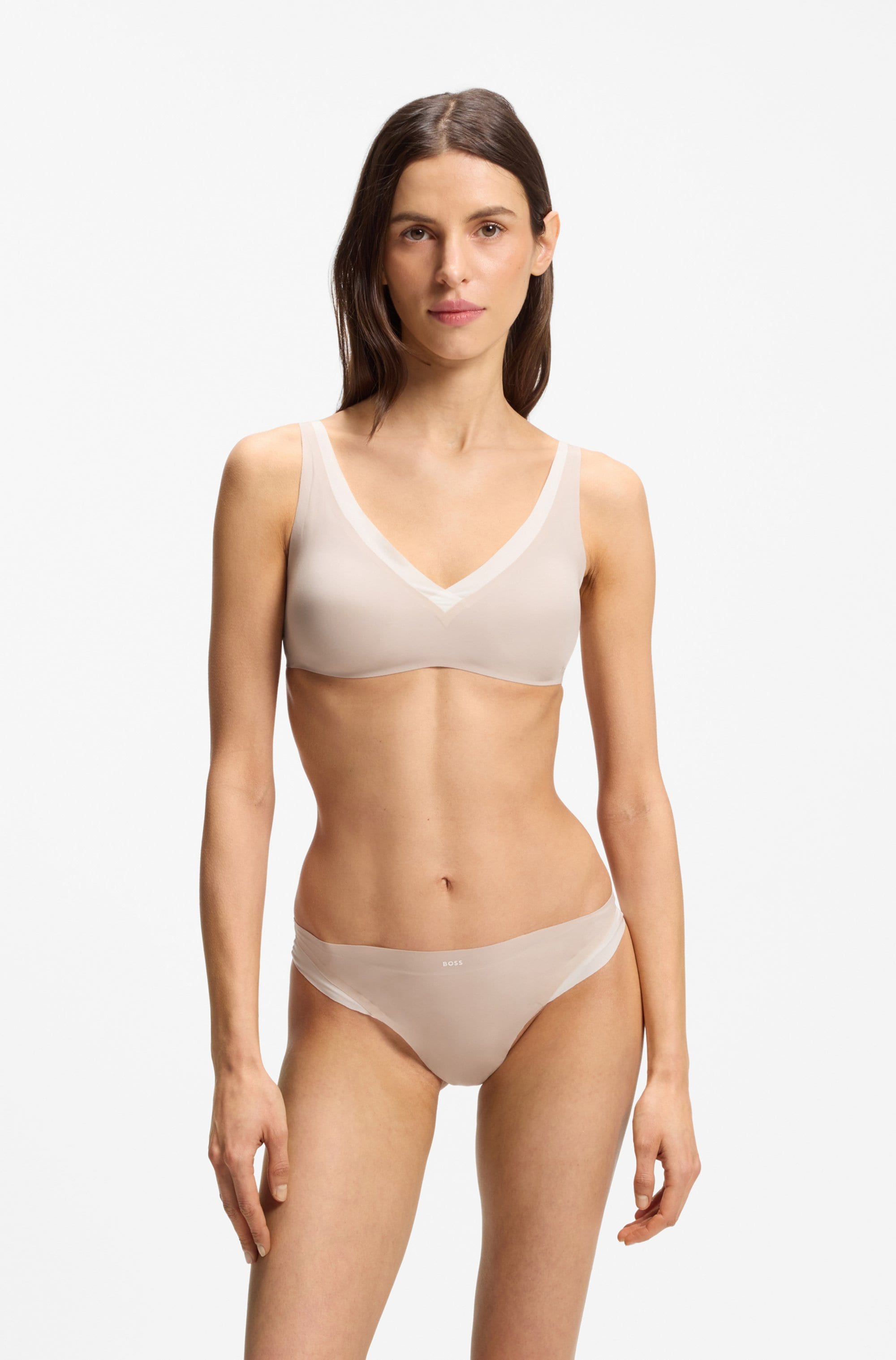 BOSS String »THONG_B.MIRAGE« Zweifarbig, aus Stretch-Jersey