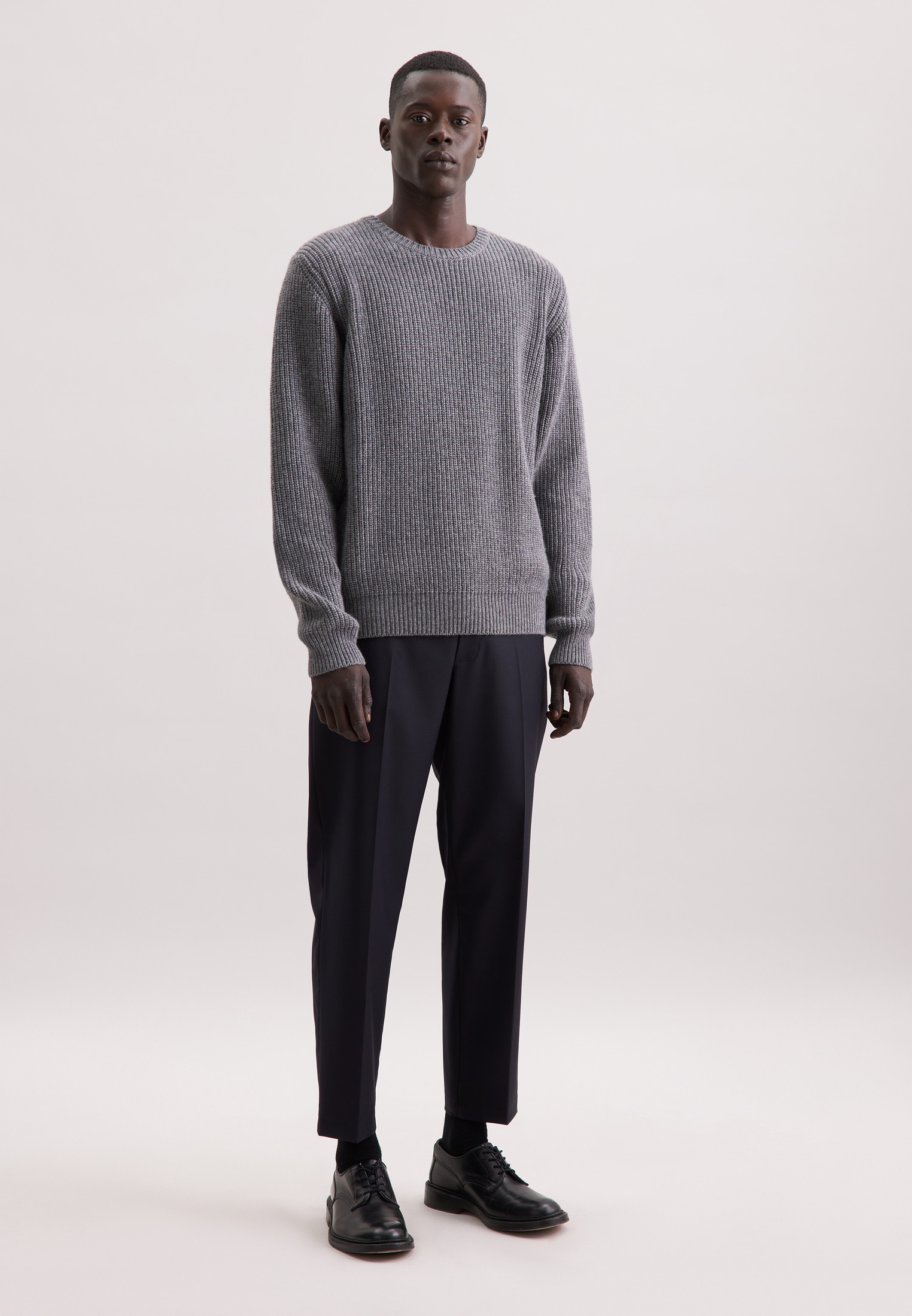 seidensticker Pull en tricot »Schwarze Rose« 1/1 Rundhals Uni