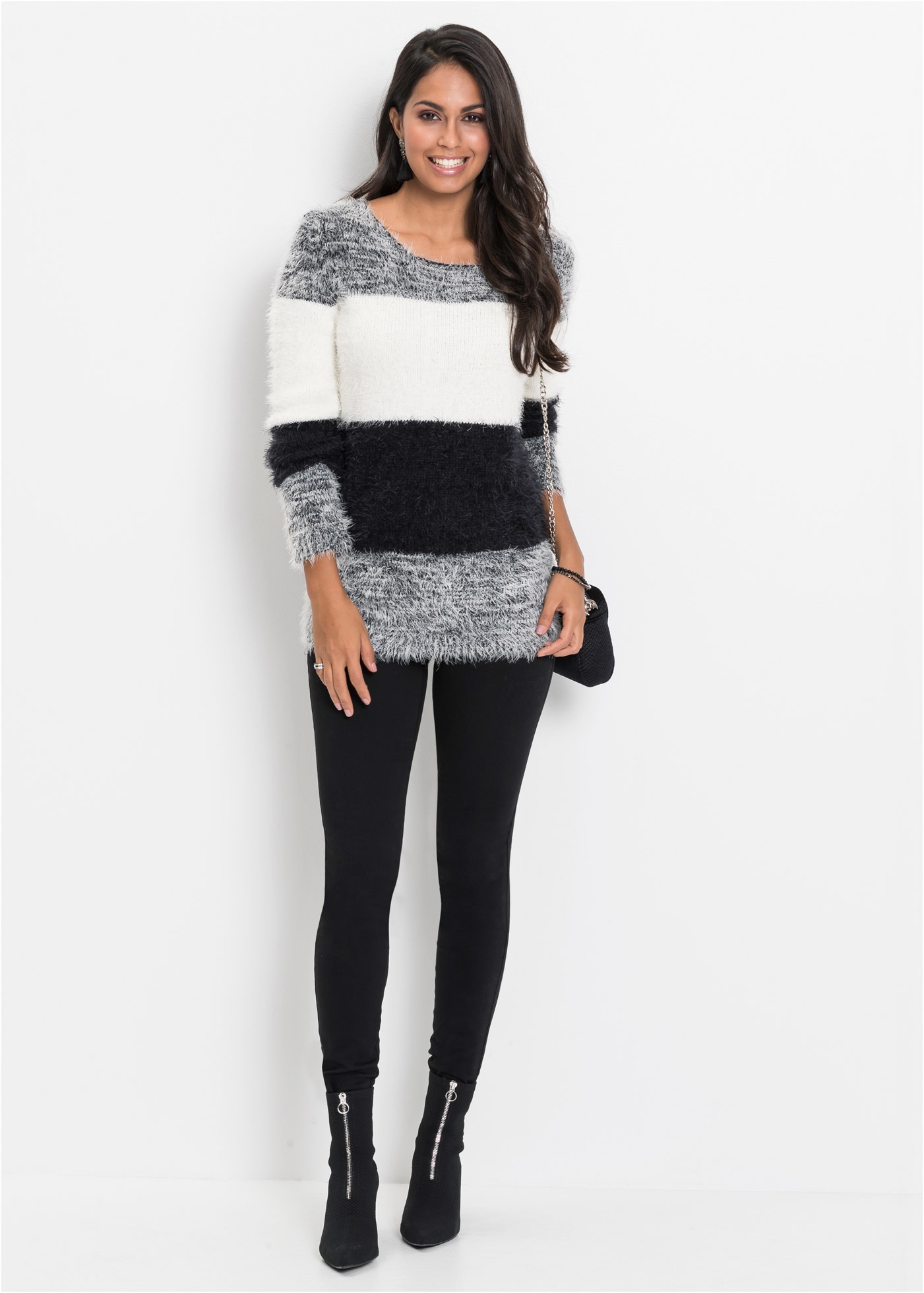 bonprix Strickpullover »Grobstrick-Pullover« Grobstrick-Pullover