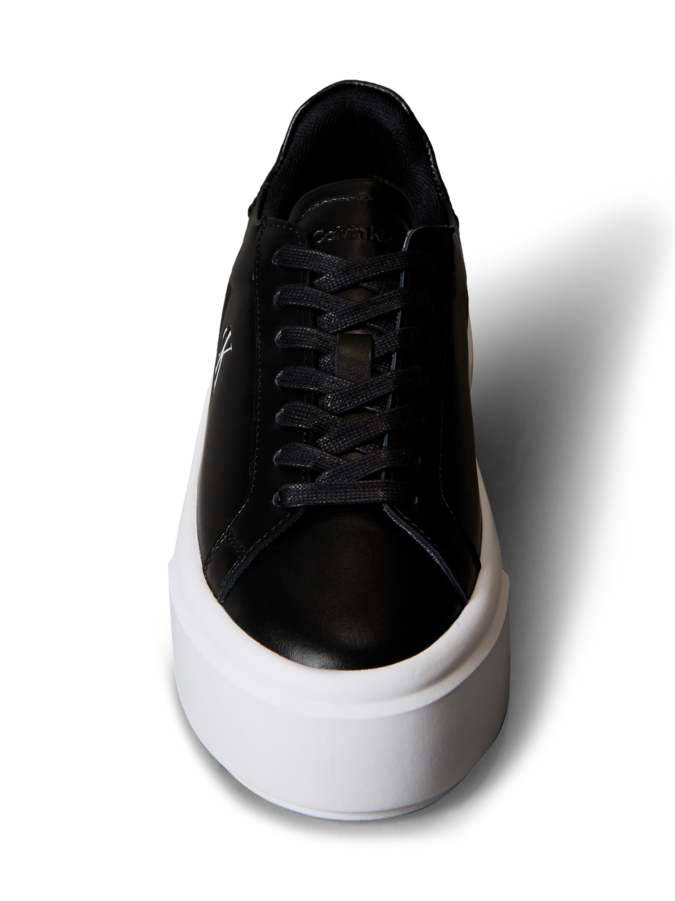 Calvin Klein Jeans Baskets à plateforme »FLATFORM LACE UP LTH MG«  chaussure à lacets, chaussure basse, chaussure de loisirs avec logo CK