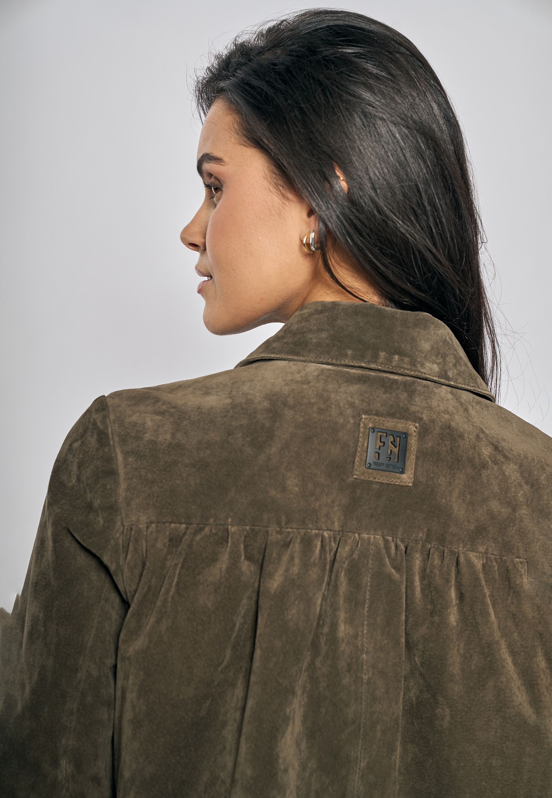 Freaky Nation Veste en cuir »Velvy-FN«