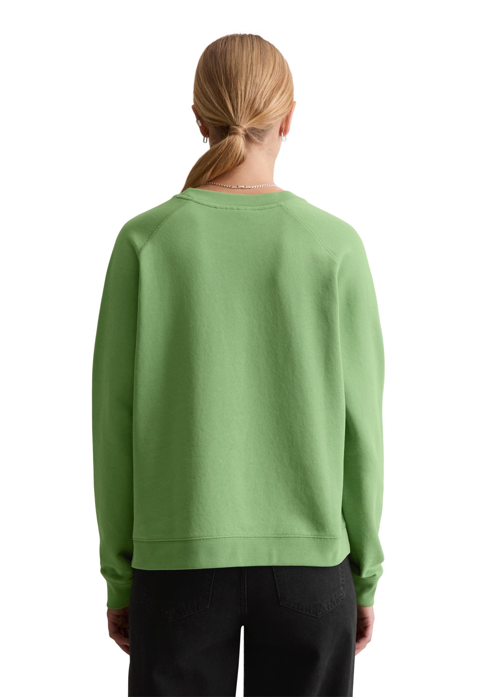 Marc O'Polo DENIM Sweatshirt , relaxed fit, aus Organic Cotton, mit Schlitzen an der Seitennaht
