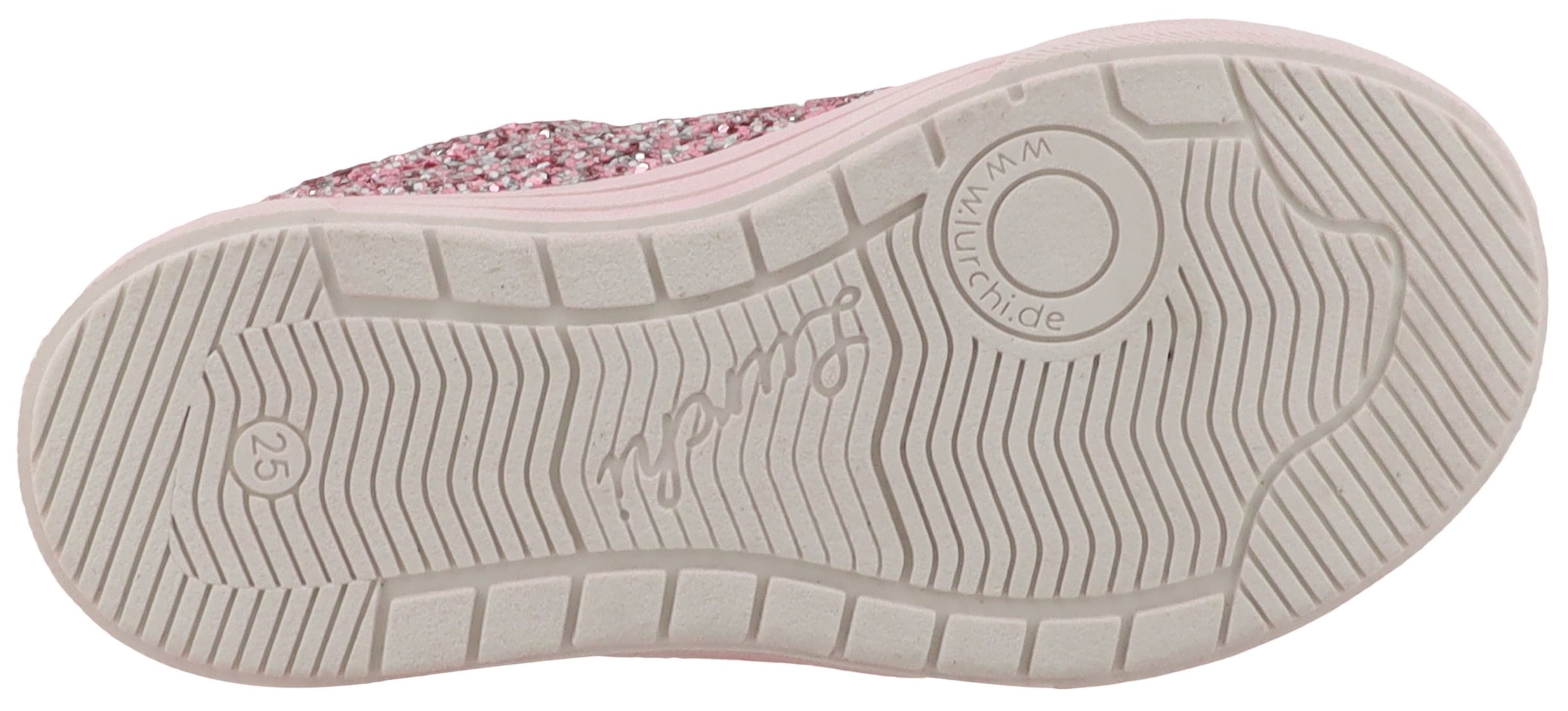Lurchi Sneaker »Bine«  Klettschuh mit Glitzer, Grössenschablone zum Download