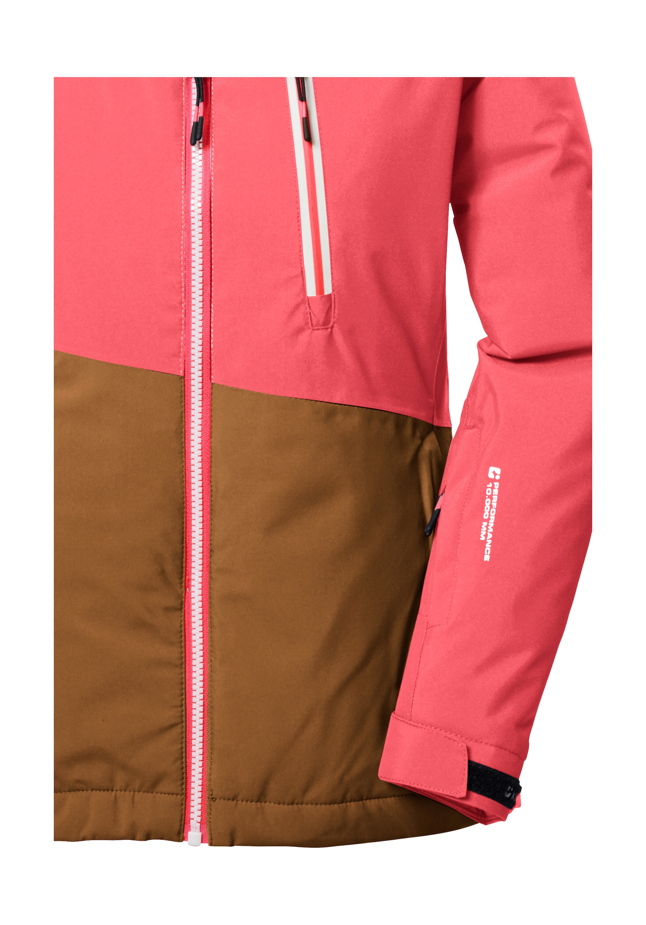 Killtec Skijacke »KSW 331 GRLS SKI JCKT« Atmungsaktive, wasserdichte Jacke mit Fleece-Innenseite, Skipasstasche