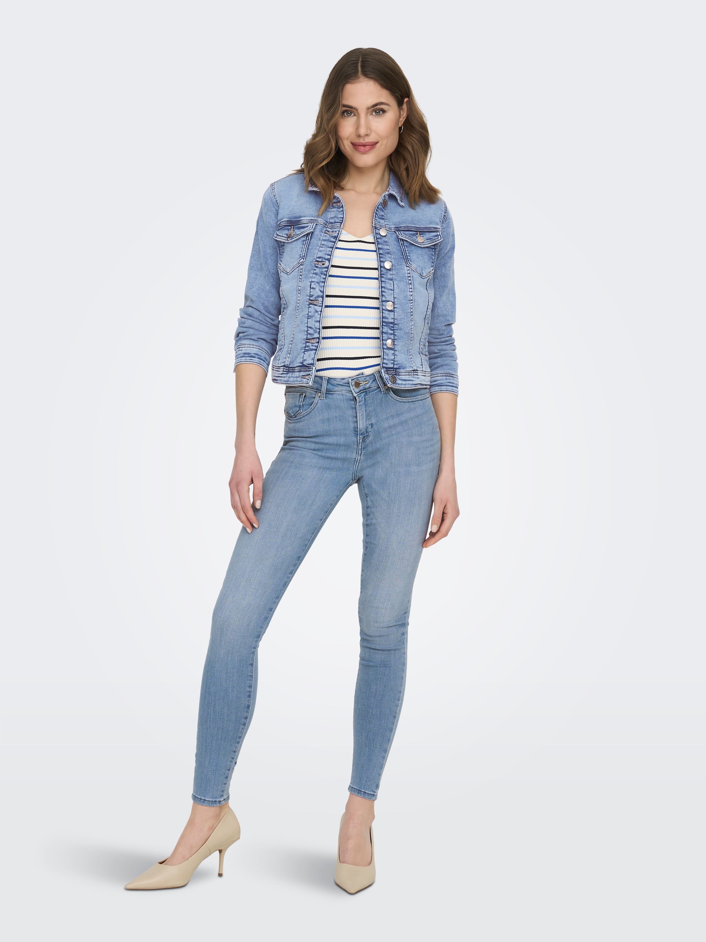 ONLY Jeans skinny »ONLPOWER MID PUSH UP SK DNM AZG944 NOOS«