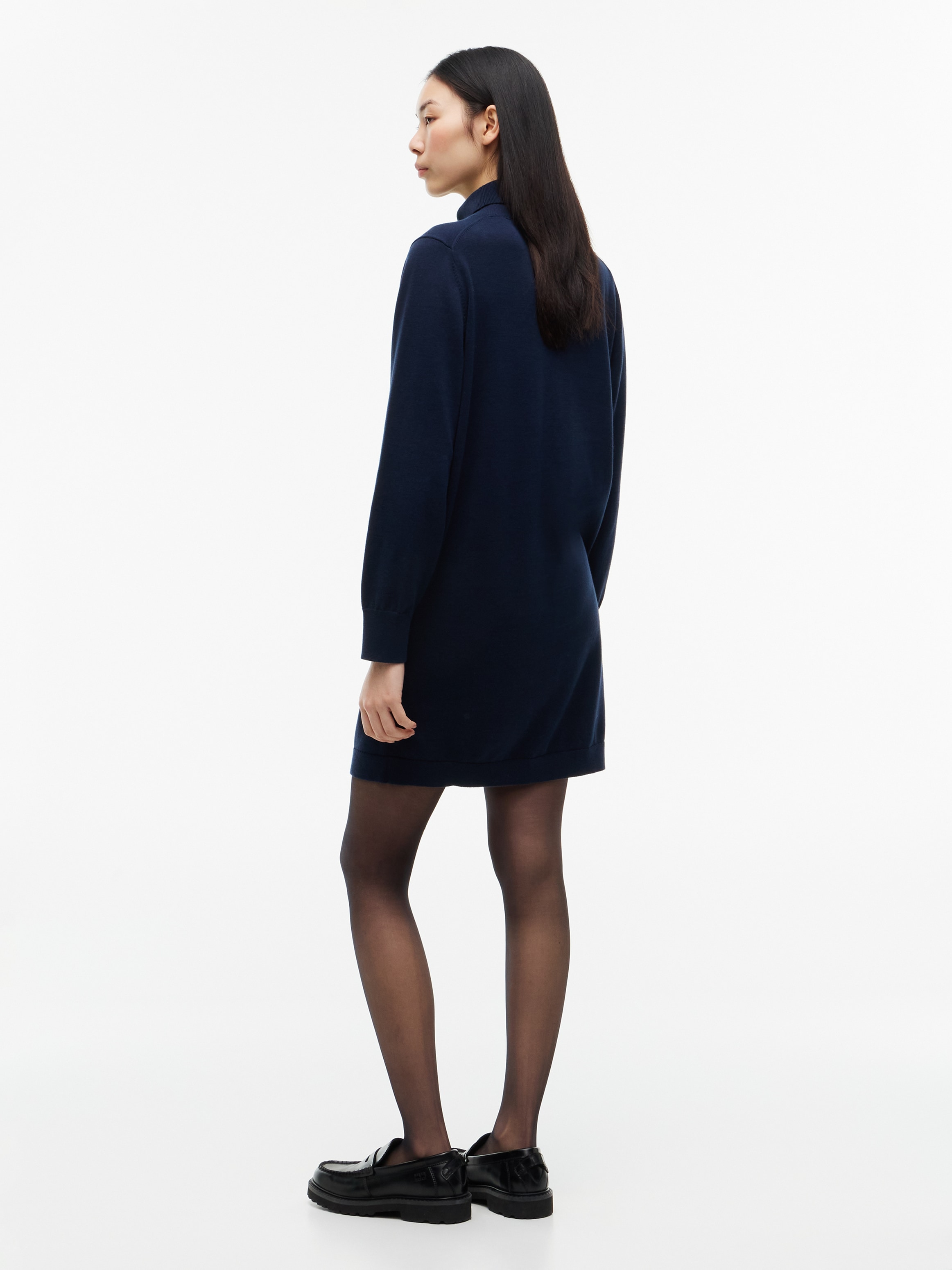 Tommy Jeans Robe en sweat »TJW ESS TURTLENECK SWEATER DRESS« Coton