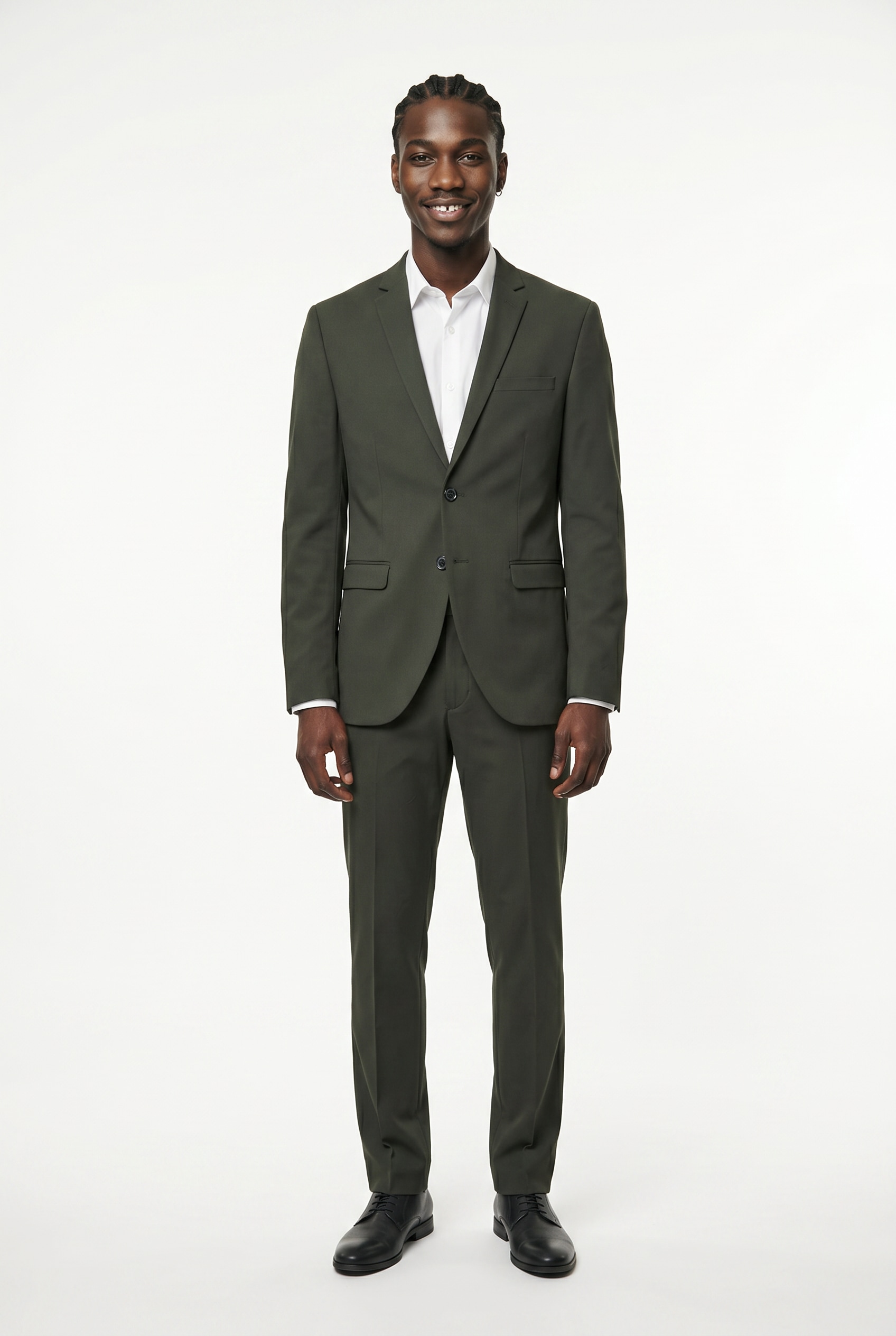 Jack & Jones Costume »JPRFRANCO  Extra schmal, pflegeleicht, stilvoll mit fallendem Revers« coupe slim mélange de polyester, viscose et élasthanne
