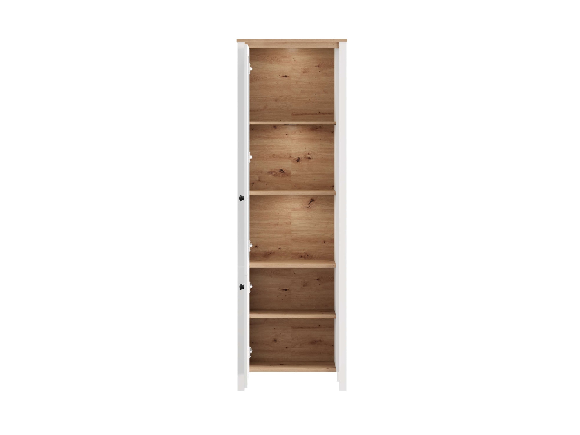 Home affaire Vitrines »BEDFORD Vitrinenschrank, Glasschrank, Standvitrine, Highboard« Profil MDF 2D revêtu, estampage à chaud, chants ABS 1 mm, 4 tablettes