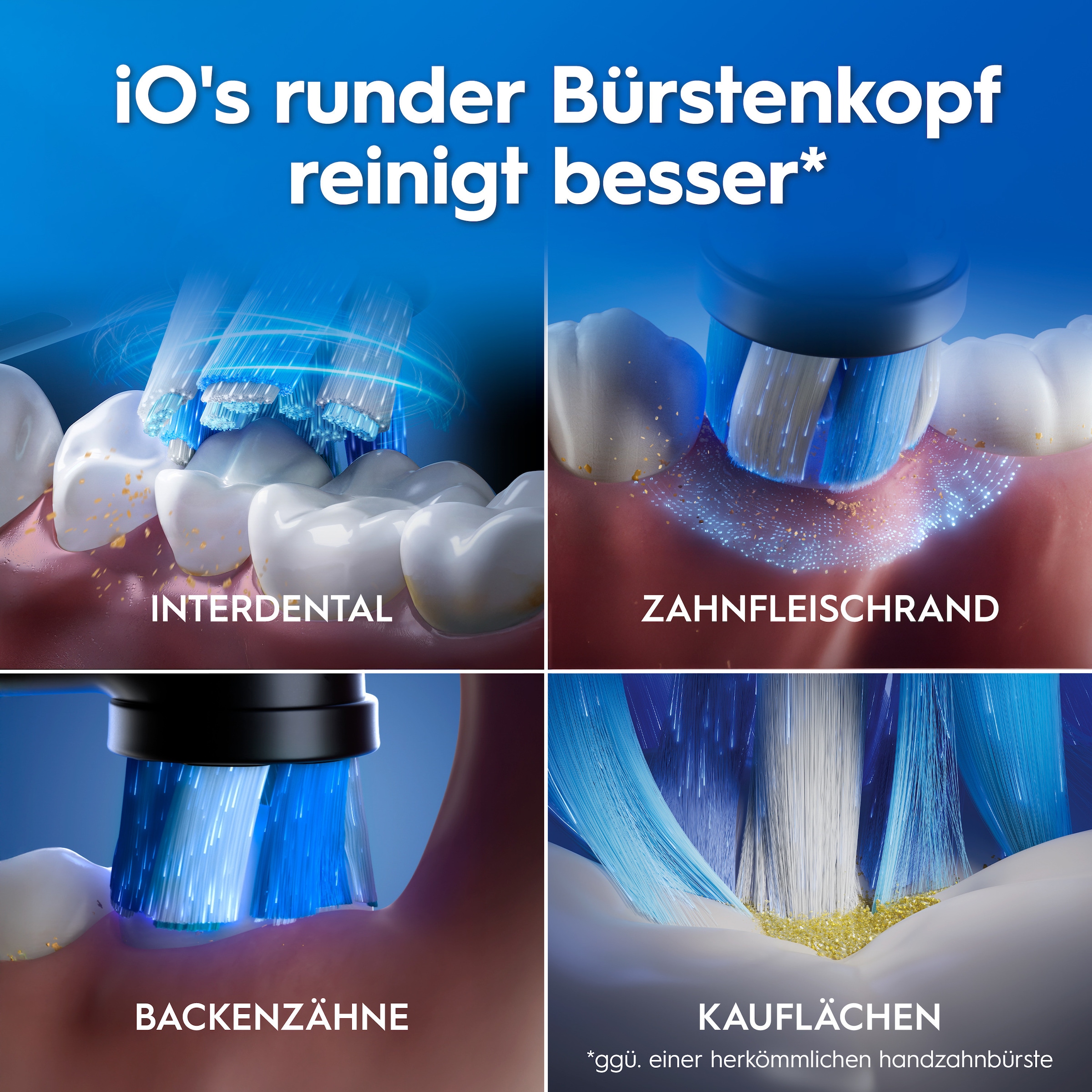 Oral-B Elektrische Zahnbürste »iO Series 2« 1 Stk. Aufsteckbürsten für die ultimative Reinigung , Reise-Etui