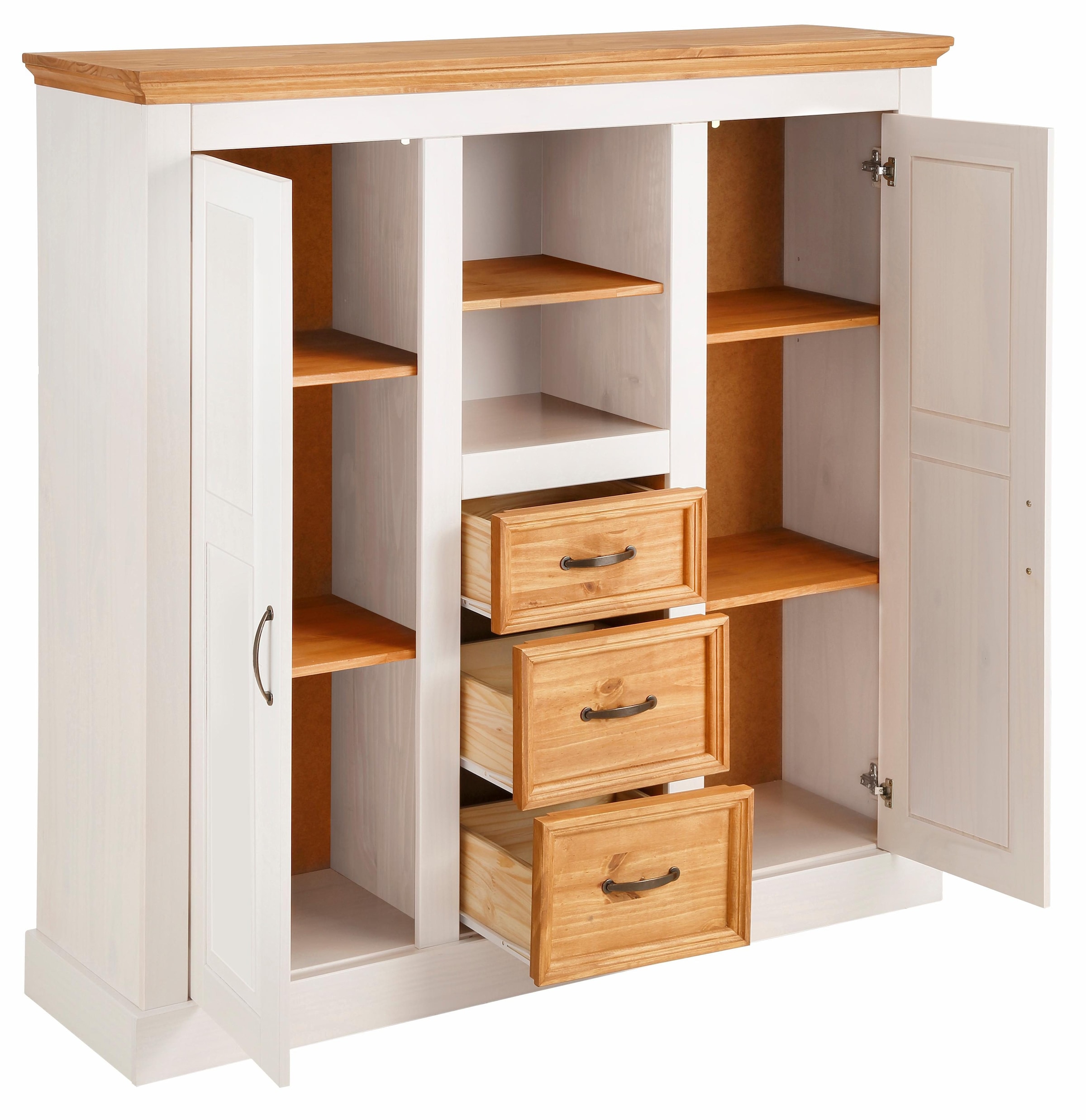 GOODproduct Highboard »Selma« Stauraumschrank, Breite 130 cm