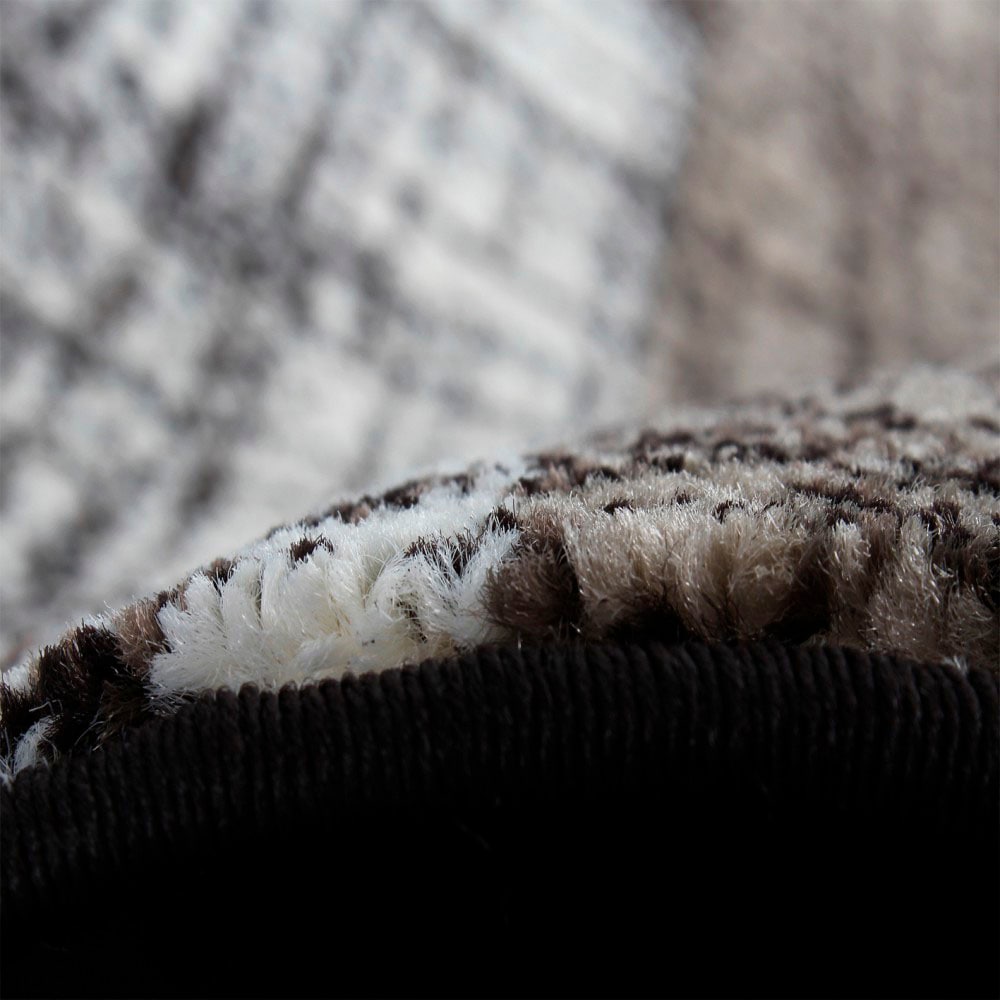 Paco Home Tapis »Mondial 105« Rectangulaire 13 mm Höhe Kurzflor, modernes Karo Muster, ideal im Wohnzimmer & Schlafzimmer