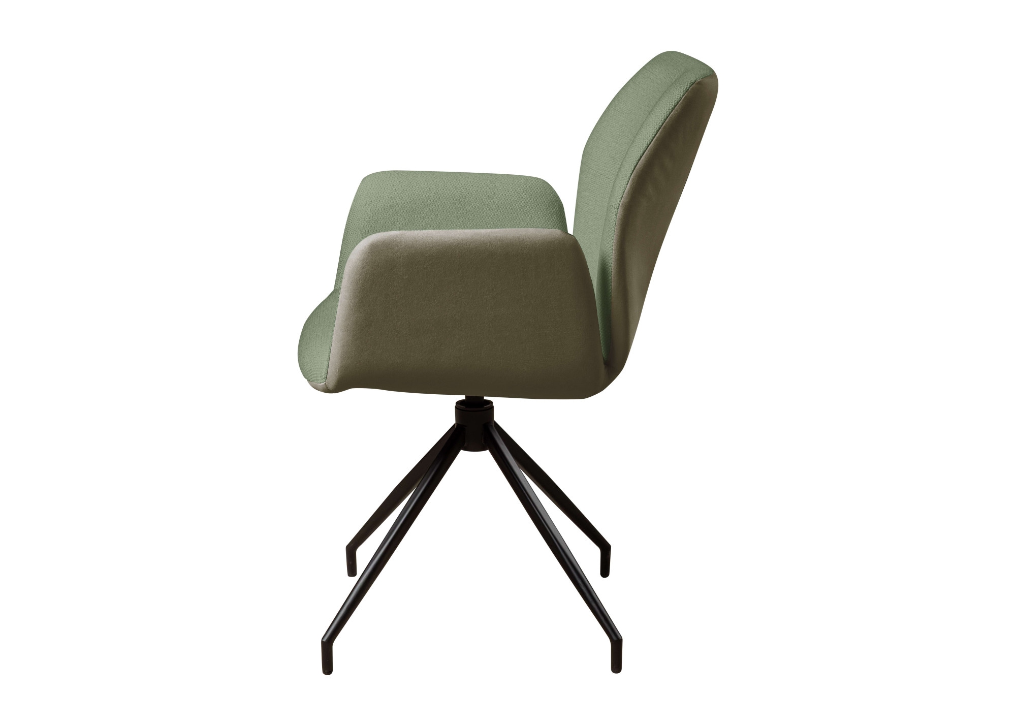 GOODproduct Armlehnstuhl »Bruna Drehstuhl, Polsterstuhl, Esszimmerstuhl, Küchenstuhl, 4-Fussstuhl« () 360° drehbar, mit automatischer Rückstellung, 2-Stoff-Design