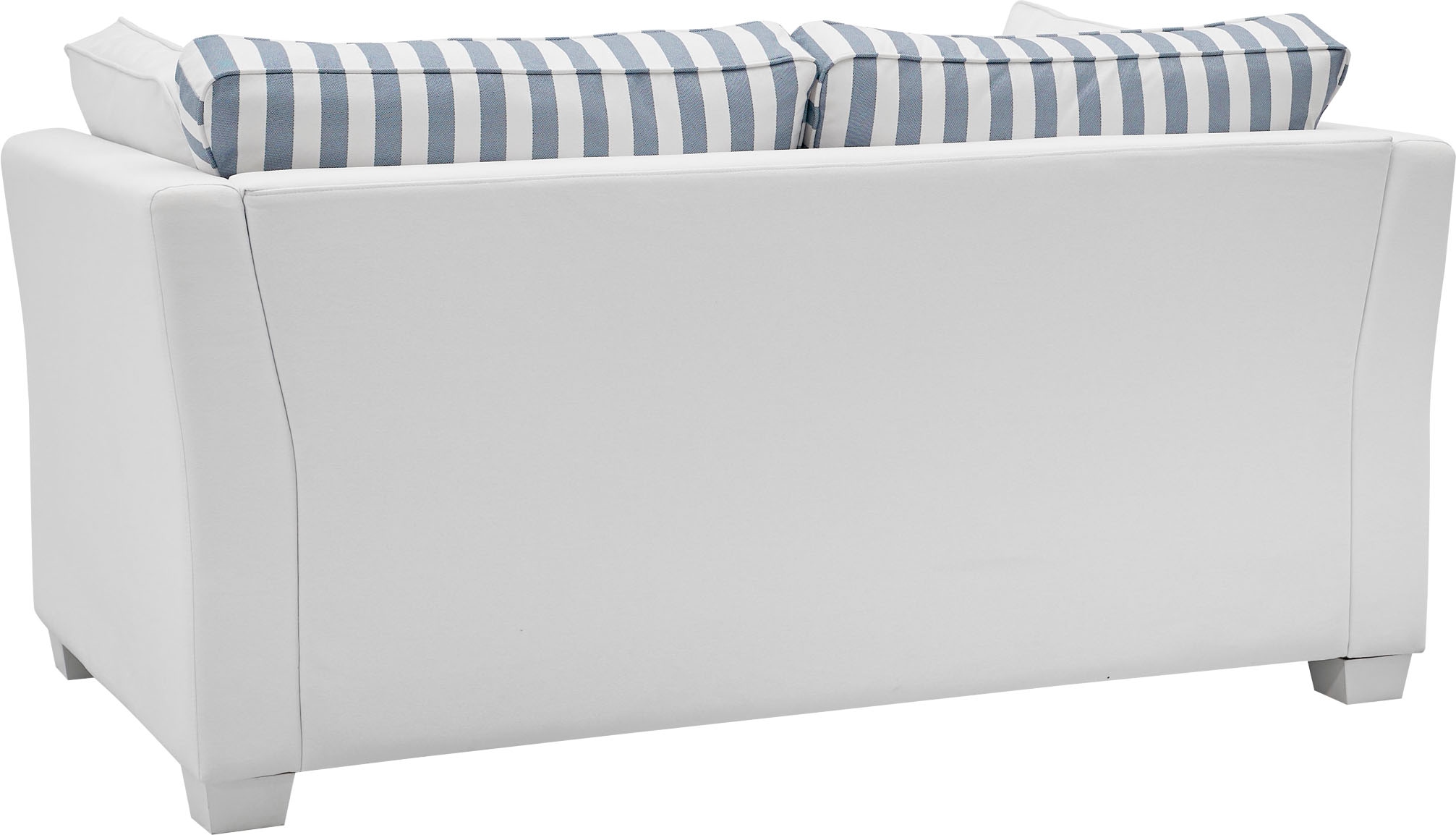 Home affaire 2-places »CALIFORNIA« maritimer Landhausstil, in 3 Breiten, mit Holzfüssen Weiss lackiert