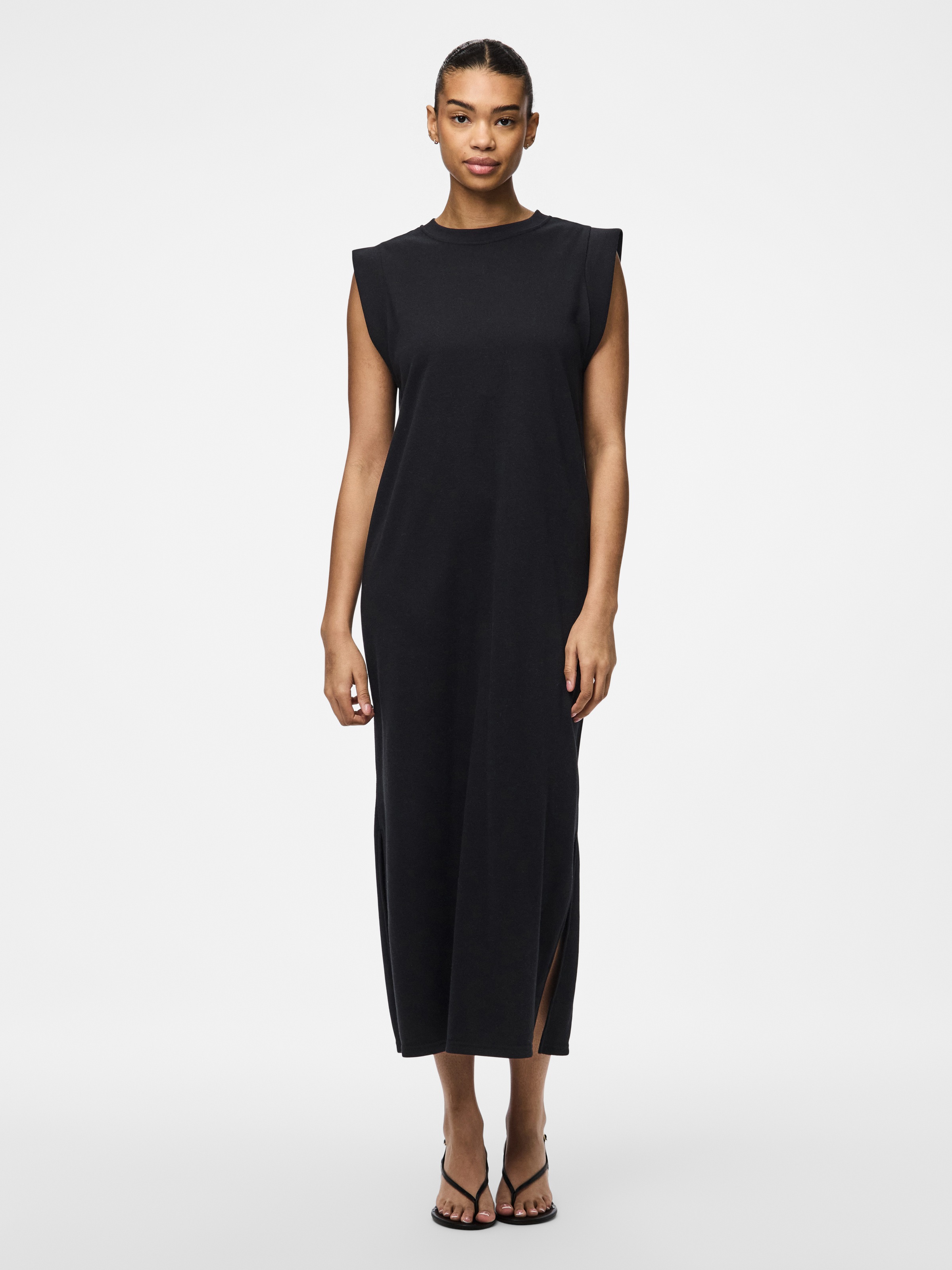pieces Maxi robe »PCCHILLI SUMMER SL ANK DRESS UB NOOS BC« Sans poches avec fentes latérales