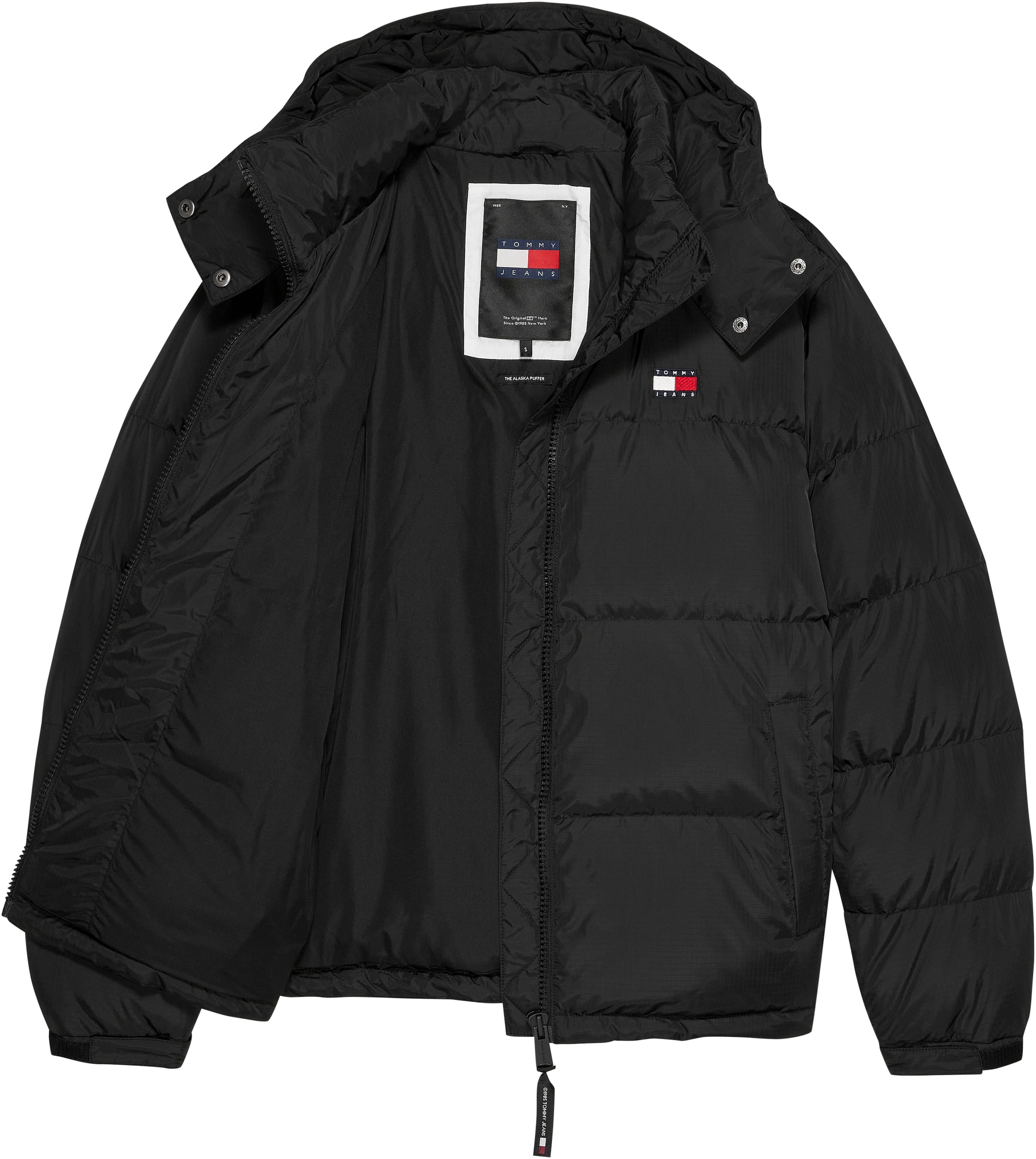 Tommy Jeans Veste matelassée »TJW ALASKA PUFFER EXT« avec capuche avec broderies logo