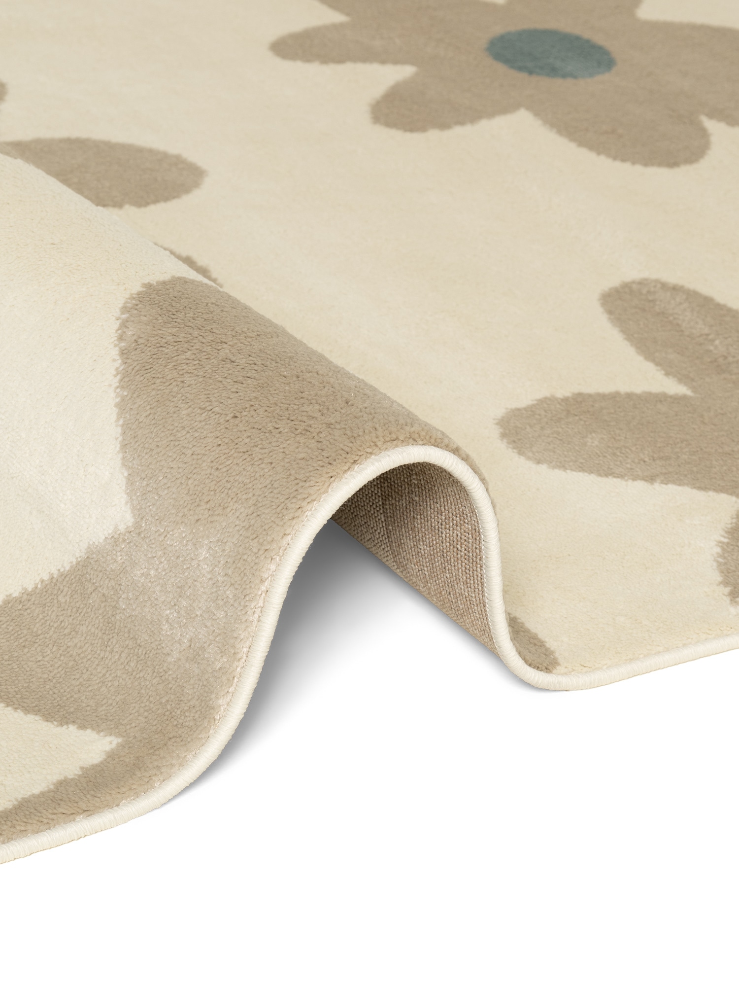 HANSE Home Tapis pour enfants »Bloomy« Rond 10 mm Höhe Pflegeleicht, Weich, Kinderzimmer, Spielteppich, Spielunterlage