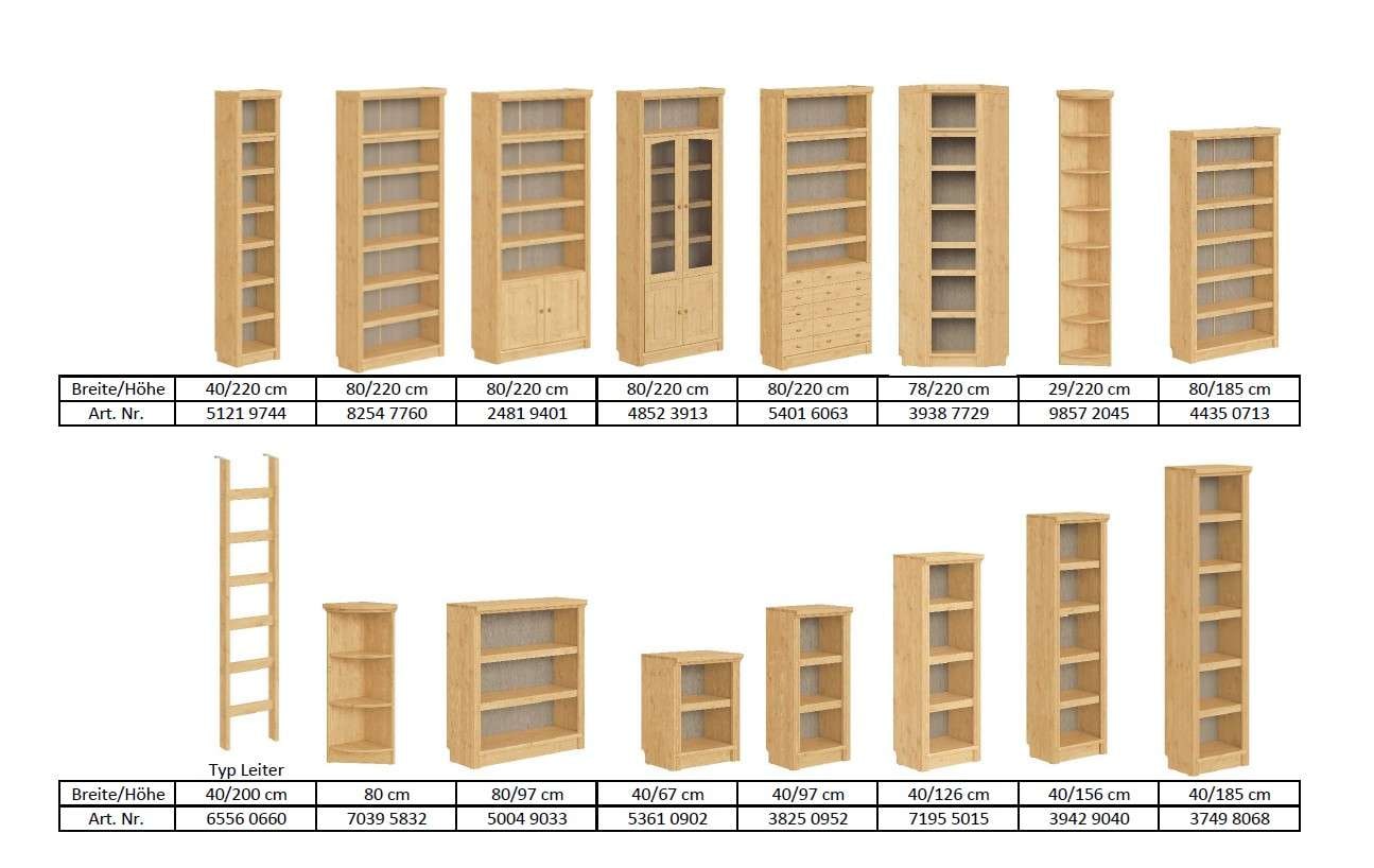 GOODproduct Leiterregal »Soeren« aus massiver Kiefer, funktionales Design, FSC®-zertifiziert