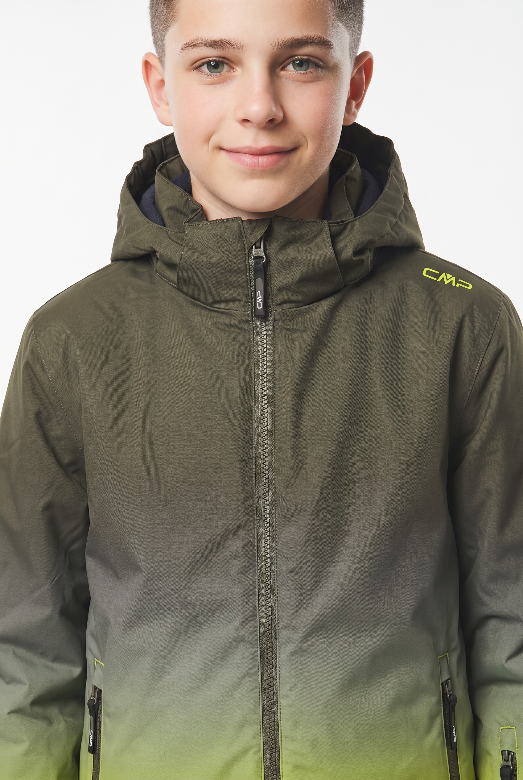 CMP Veste d'hiver »KID JACKET SNAPS HOOD« avec capuche Atmungsaktiv und wasserdicht, abnehmbare Kapuze, für Alpinski-Einsatz