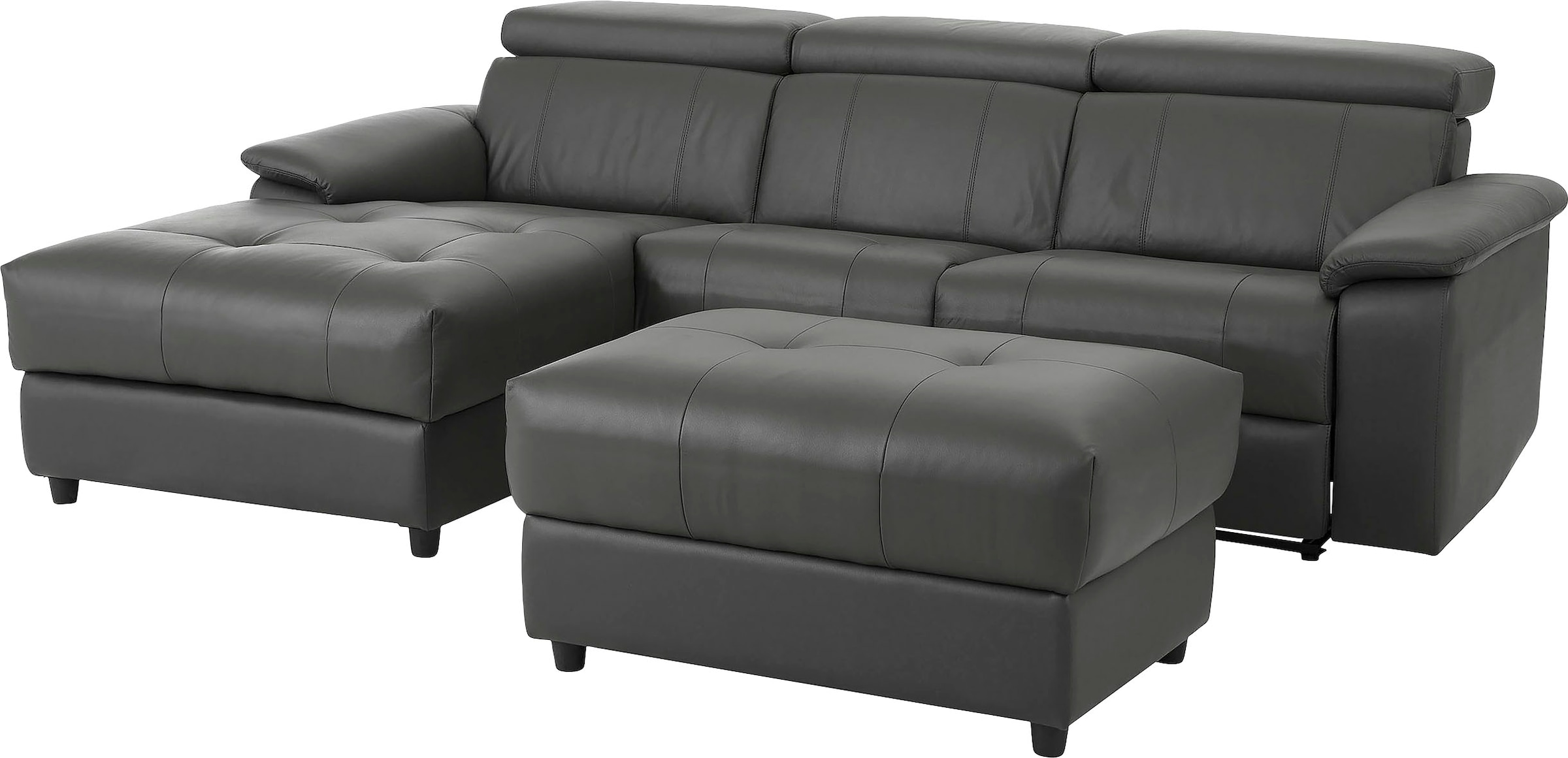 Home affaire »Binado, L-Form,« mit manueller oder elektrischer Relaxfunktion mit USB-Anschluss