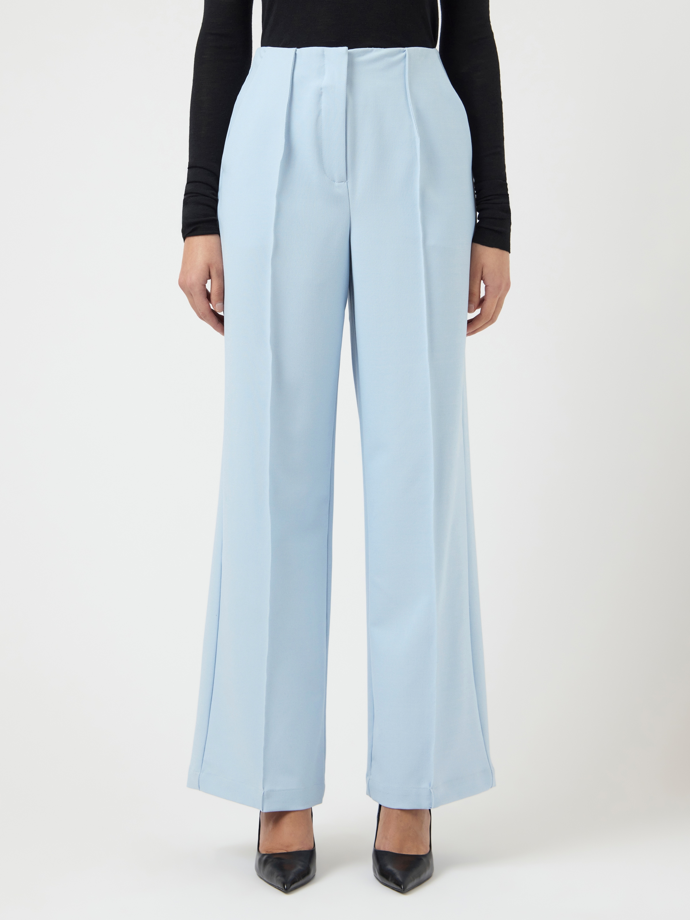 Y.A.S Anzughose »YASREEMAJ HW PANT NOOS«  Regular Fit, Materialmix mit Stretch