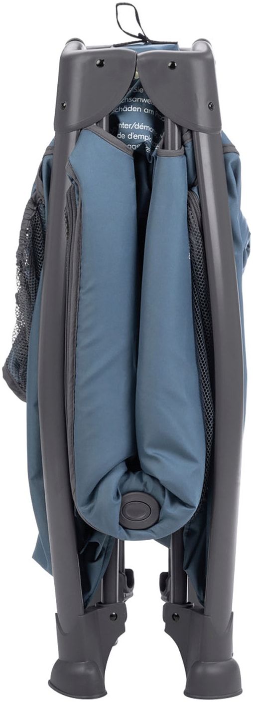 Hauck Baby-Reisebett »Play N Relax Center, dark blue« inkl. Neugeboreneneinhang, Wickelmulde, Ausstieg, Räder