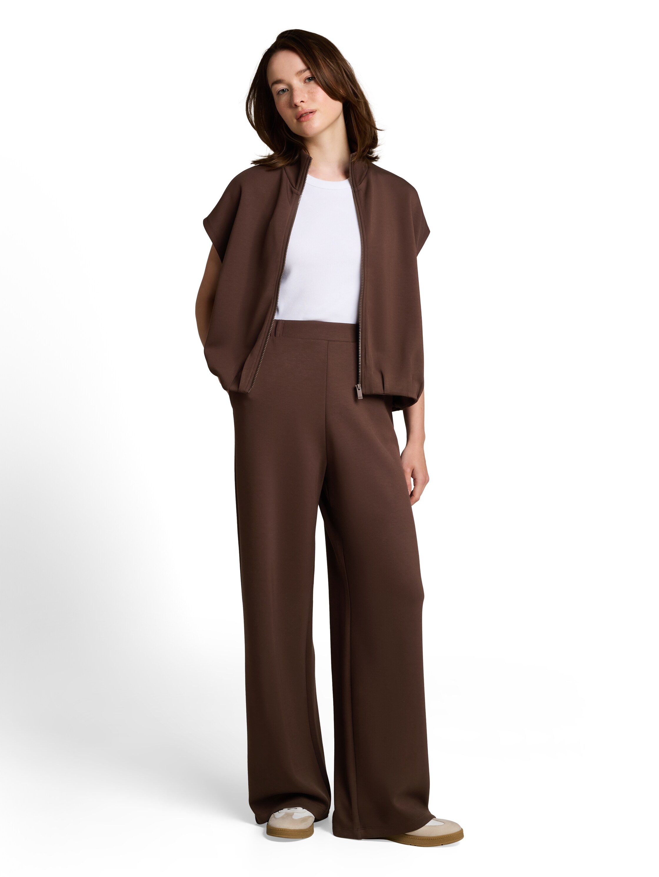 TOM TAILOR Denim Pantalon en tissu  Pantalon d'été en viscose et stretch